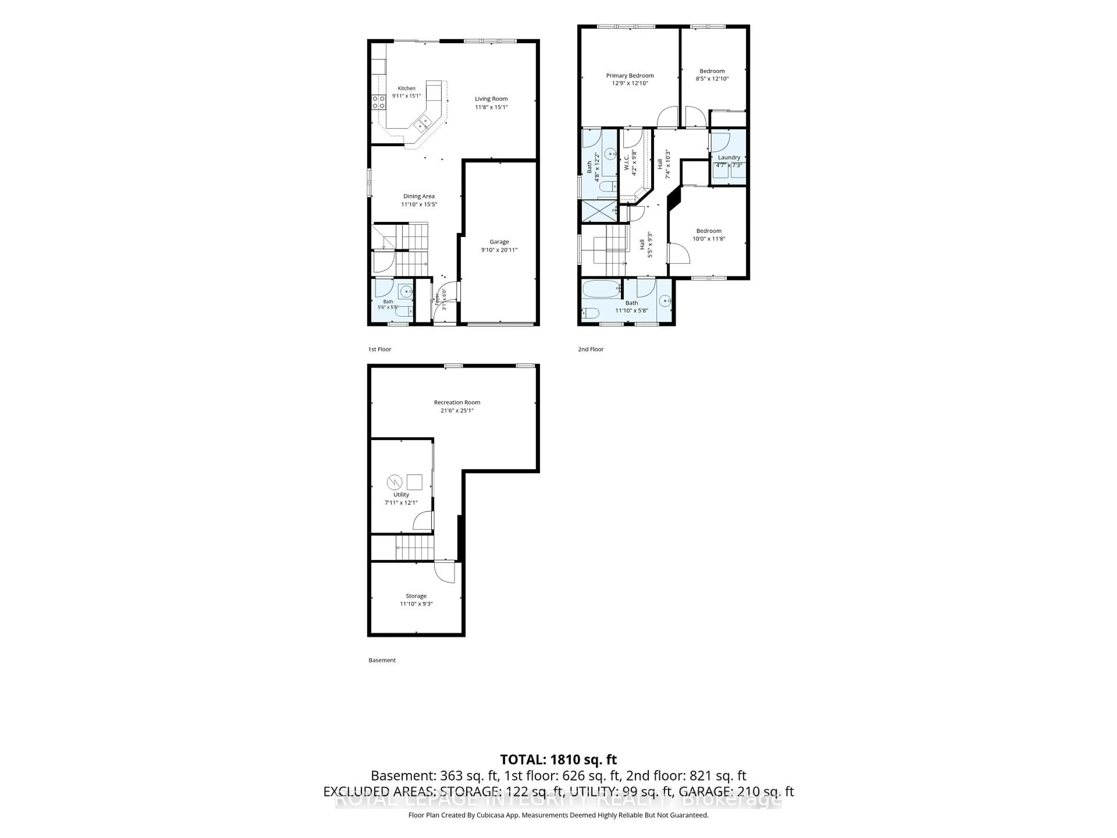 Floor plan for 414 MEADOWHAWK Cres, Ottawa Ontario K2J 5W7