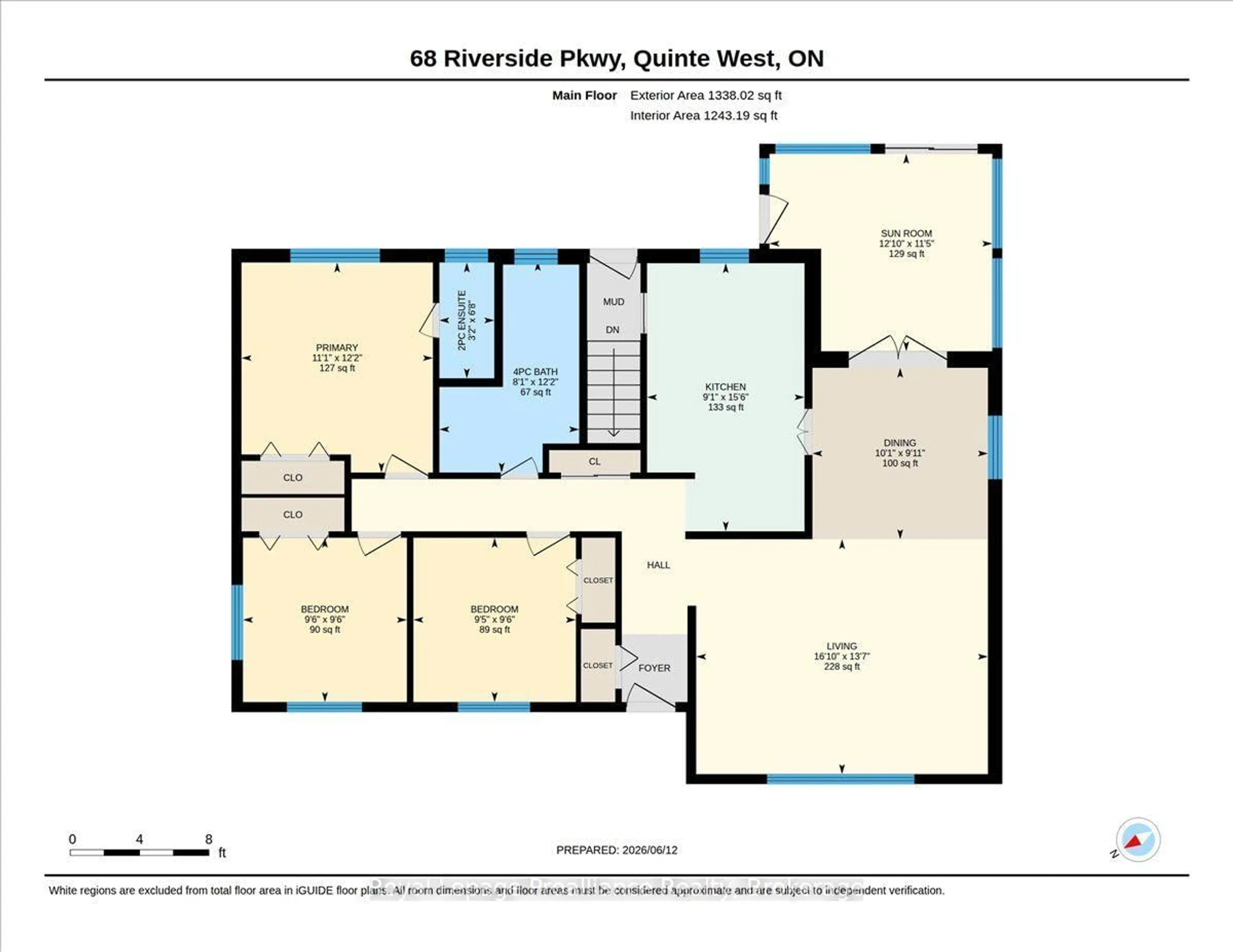 Floor plan for 68 Riverside Pkwy, Hastings Ontario K0K 2C0