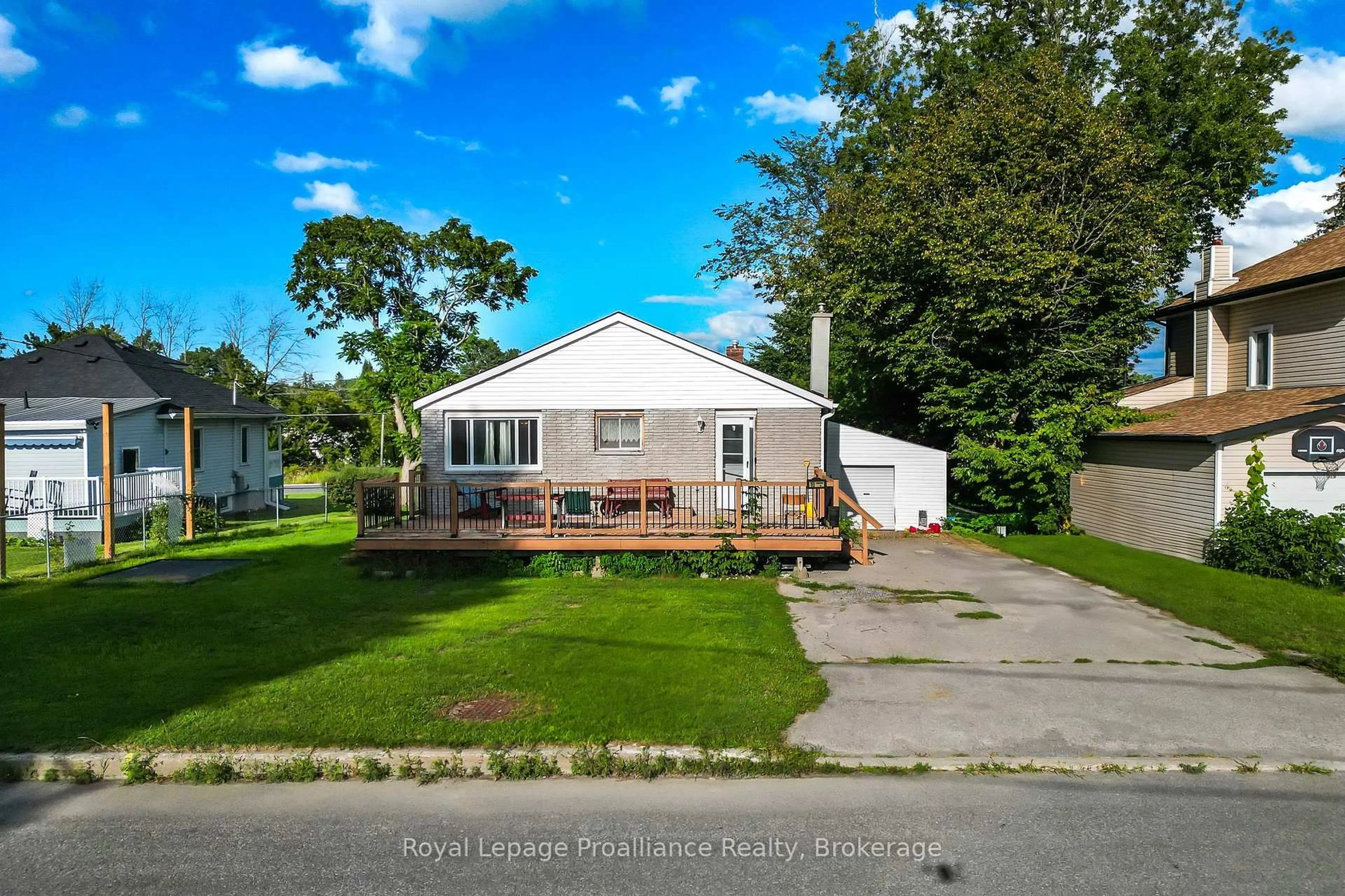A pic from outside/outdoor area/front of a property/back of a property/a pic from drone, street for 10 Wooler Rd, Quinte West Ontario K8V 4J5