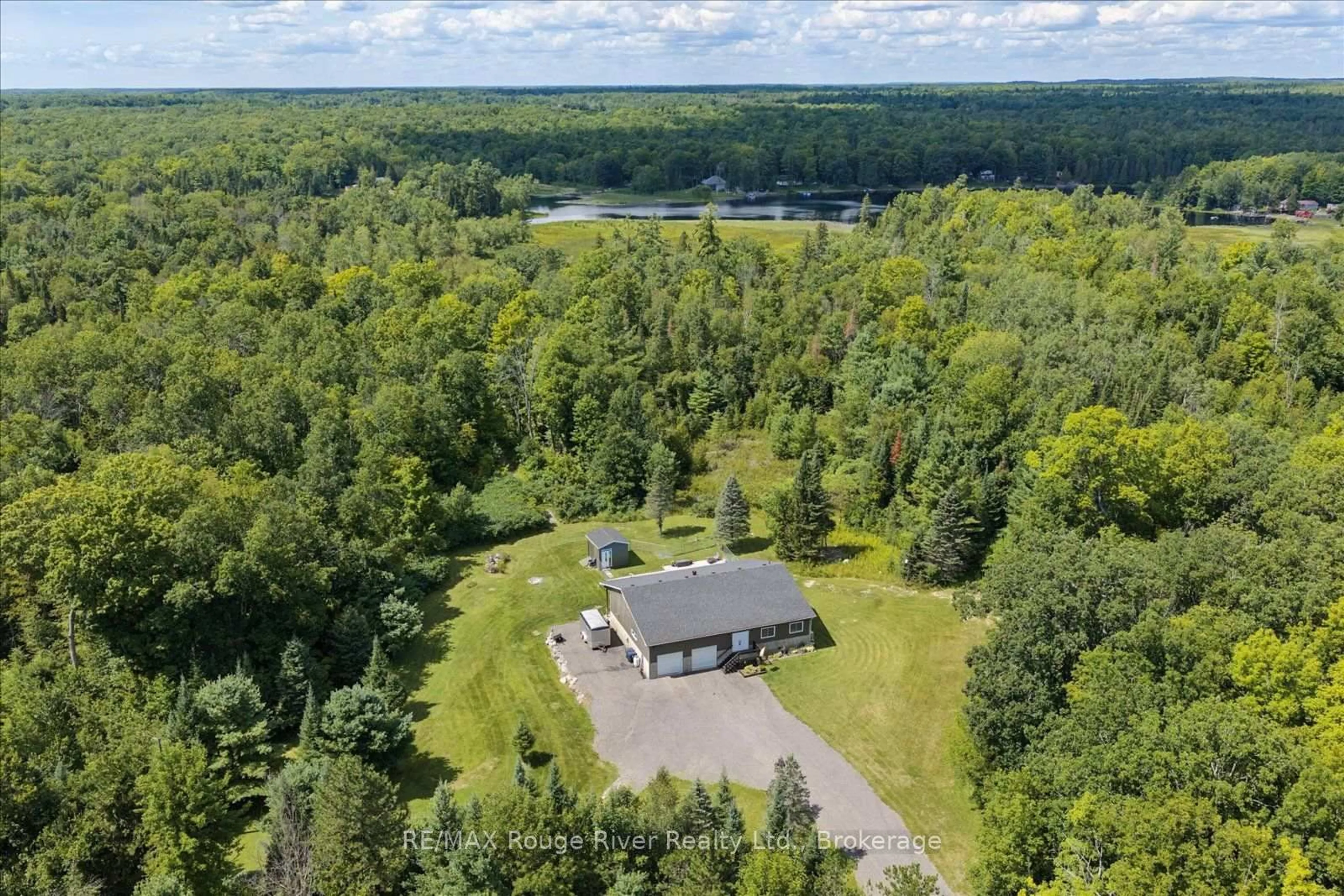 A pic from outside/outdoor area/front of a property/back of a property/a pic from drone, water/lake/river/ocean view for 178 Roma Lane, Limoges Ontario K0K 2M0