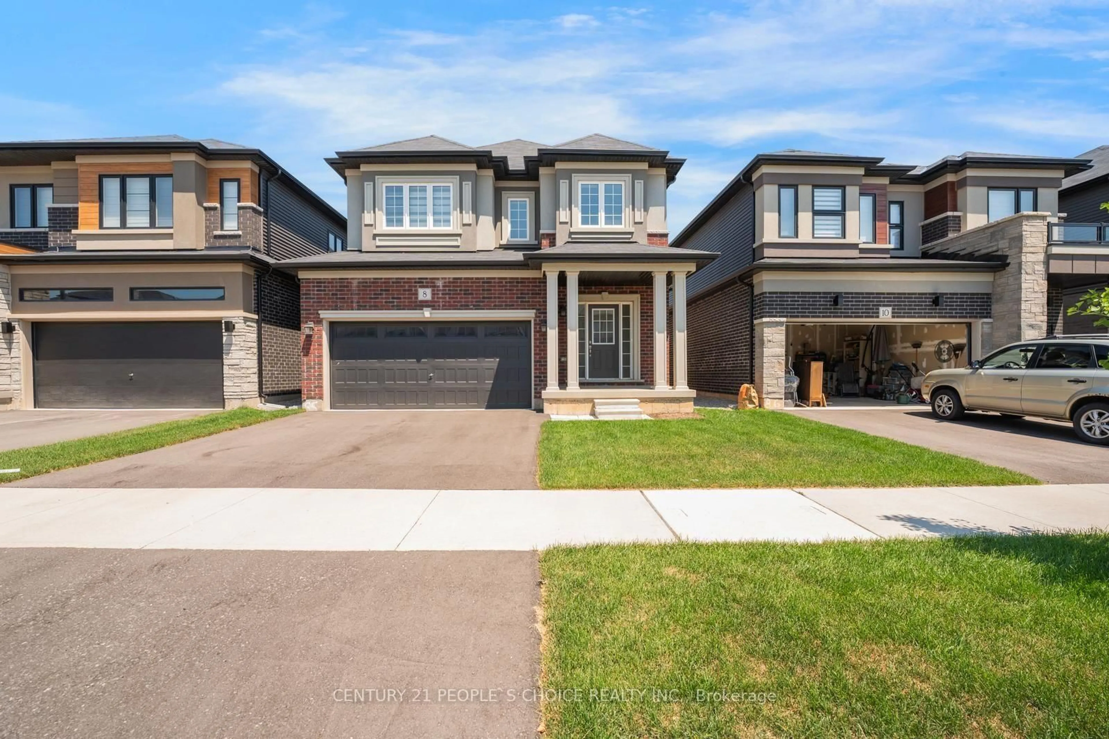 Home with brick exterior material, street for 8 Ingalls Ave, Brantford Ontario N3V 0B7