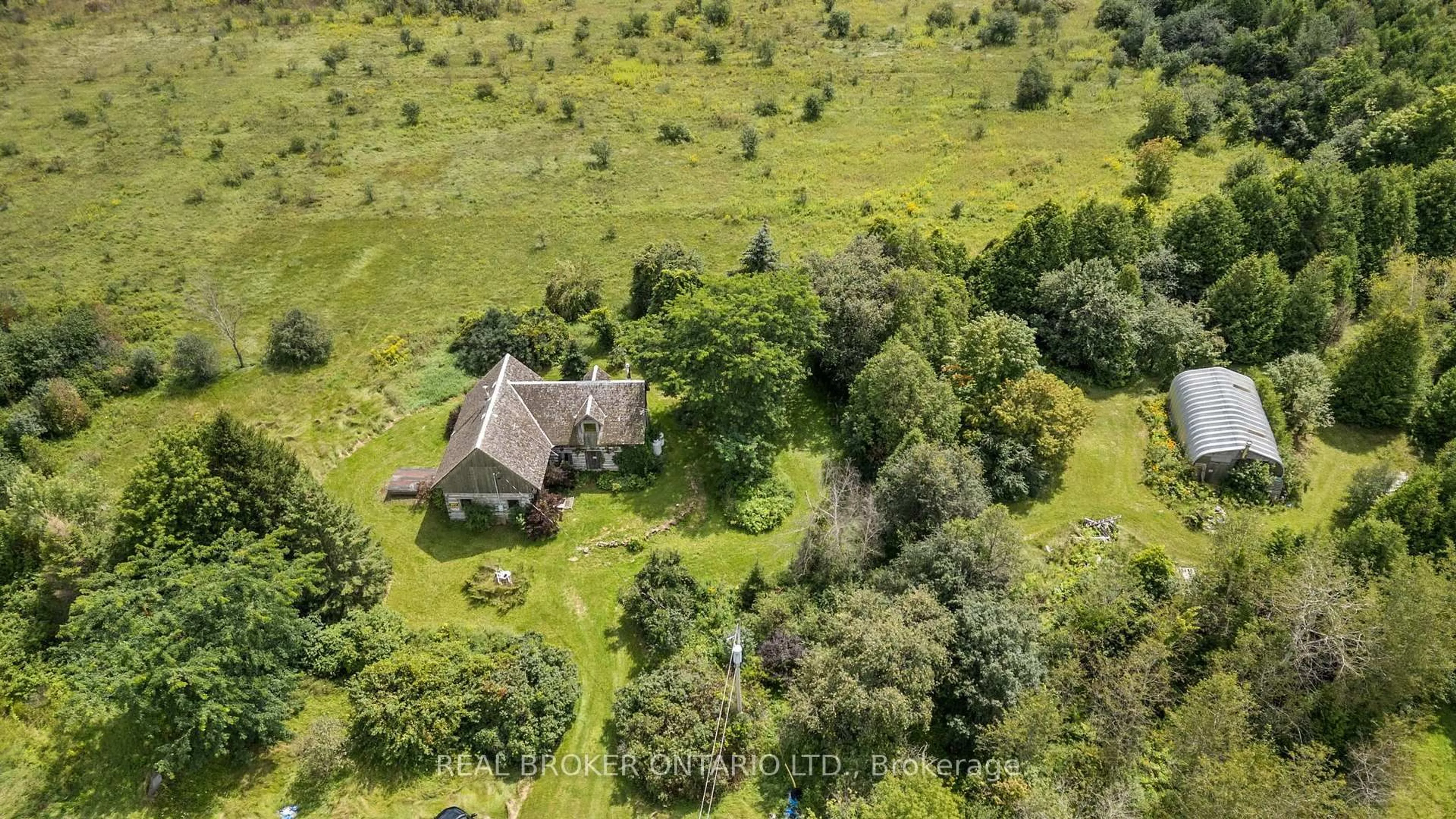 A pic from outside/outdoor area/front of a property/back of a property/a pic from drone, building for 10827 Jellyby Rd, Elizabethtown-Kitley Ontario K0G 1R0