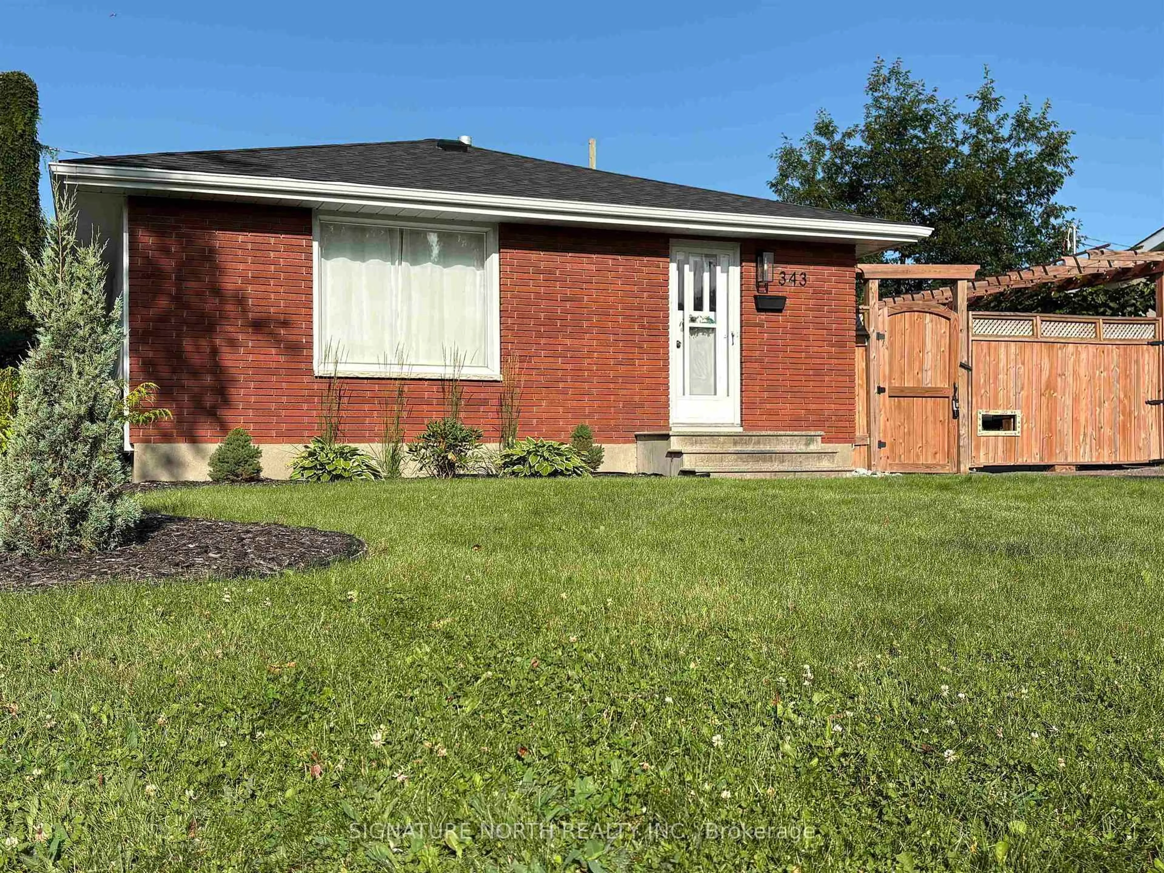 Home with brick exterior material, street for 343 Sillesdale Cres, Thunder Bay Ontario P7C 1S9