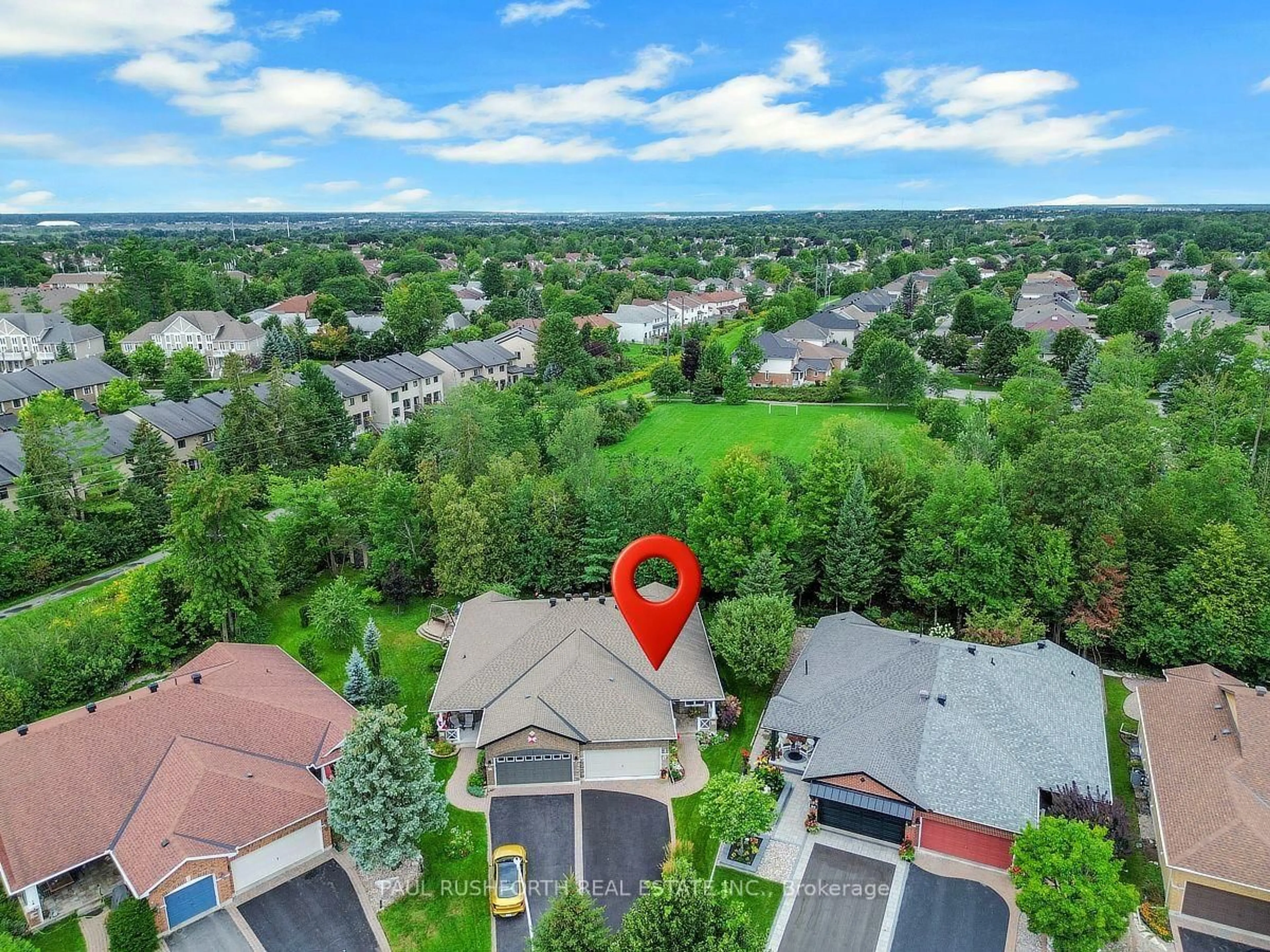 A pic from outside/outdoor area/front of a property/back of a property/a pic from drone, unknown for 57 Waterthrush Cres, Ottawa Ontario K2M 2T8