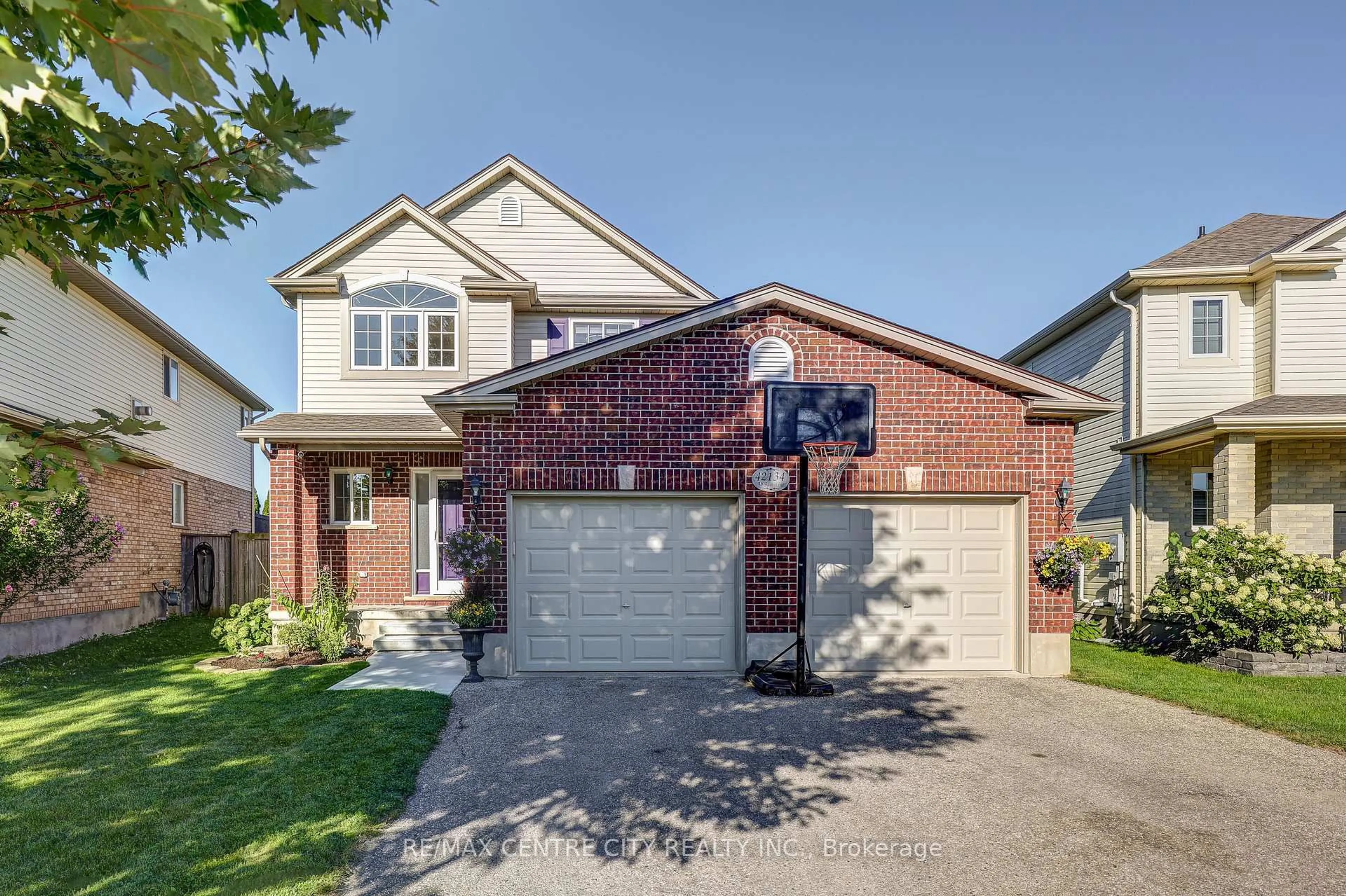 Home with brick exterior material, street for 42134 Mcbain Line, Central Elgin Ontario N5P 4R1