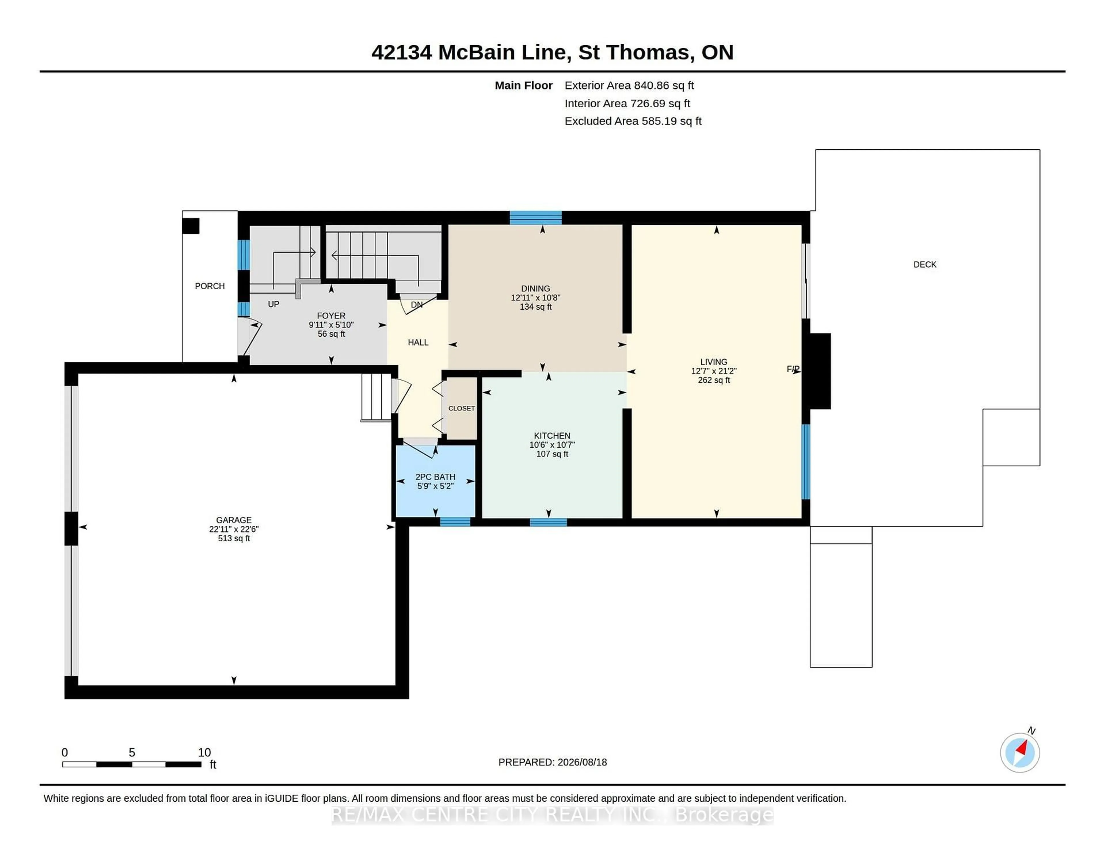 Floor plan for 42134 Mcbain Line, Central Elgin Ontario N5P 4R1