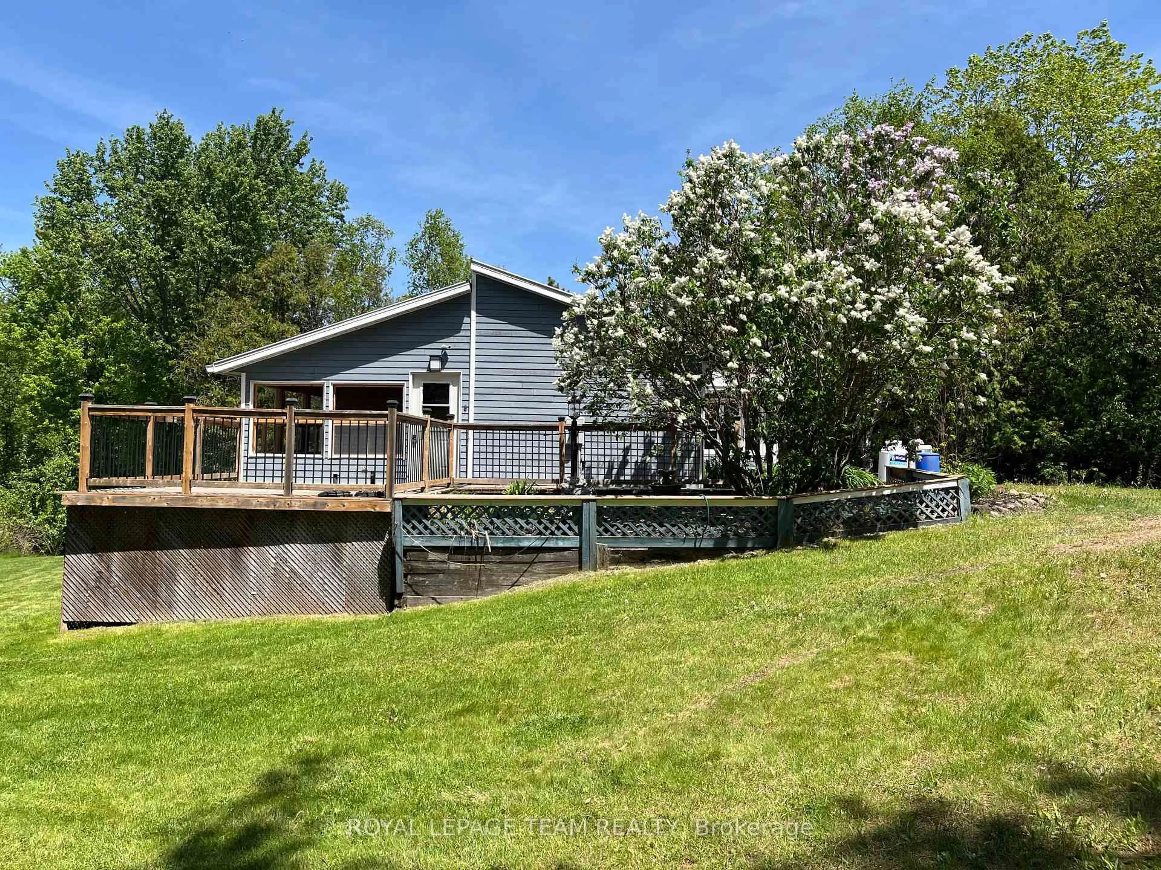 A pic from outside/outdoor area/front of a property/back of a property/a pic from drone, water/lake/river/ocean view for 204B Hawkins Dr, Killaloe Ontario K0J 2A0