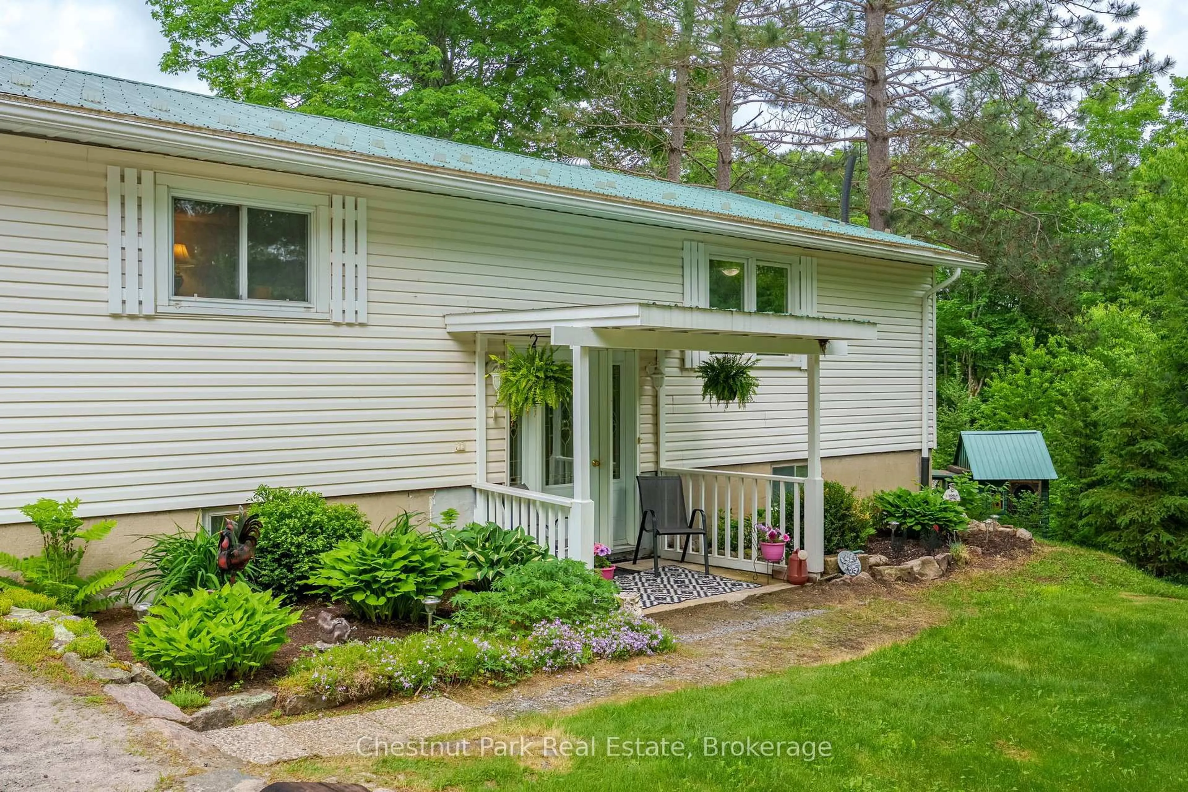 Home with vinyl exterior material, unknown for 379 Gables Rd, Machar Ontario P0A 1X0