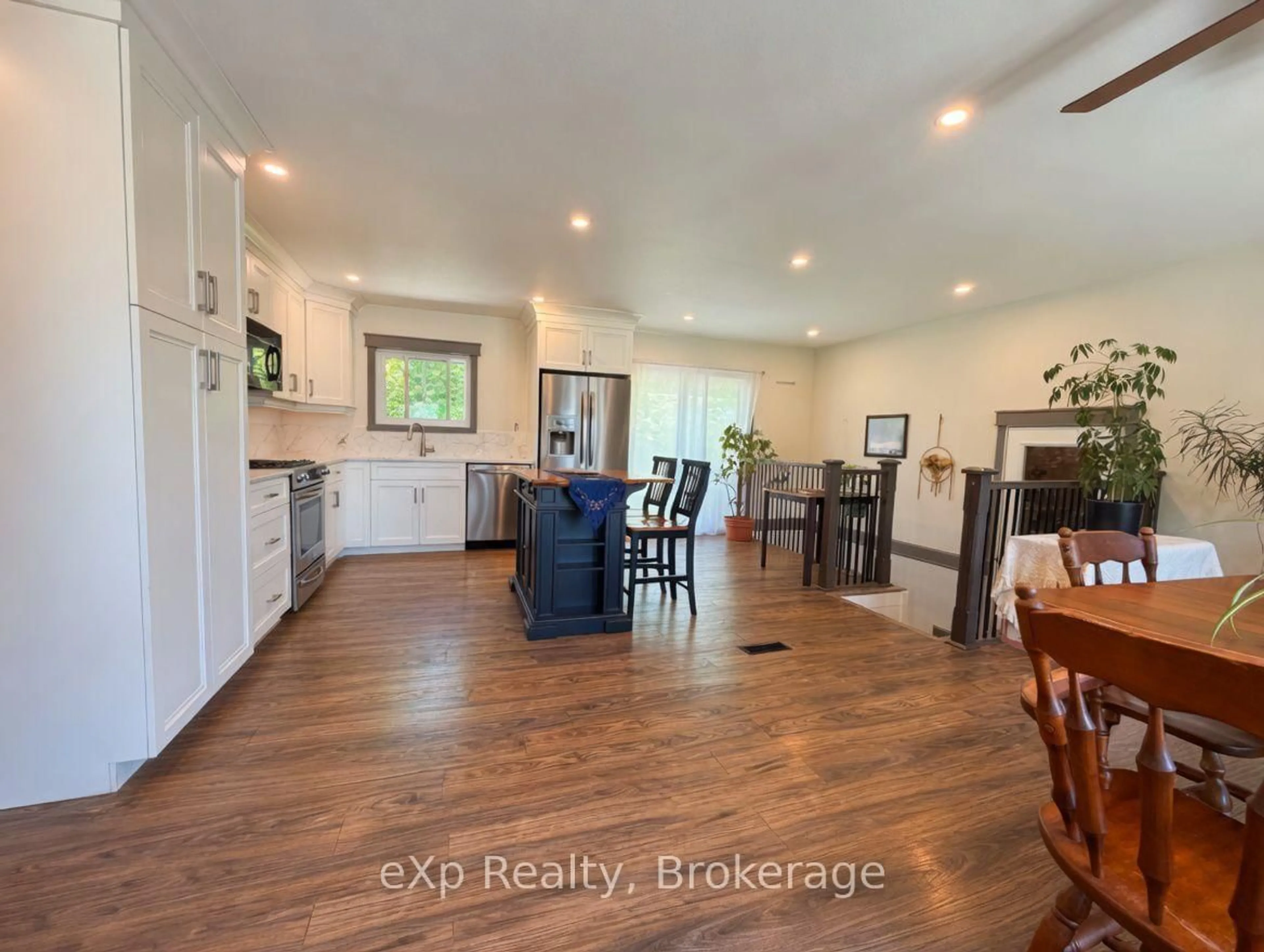 Open concept kitchen, wood/laminate floor for 341013 GREY ROAD 28, West Grey Ontario N4N 3B9