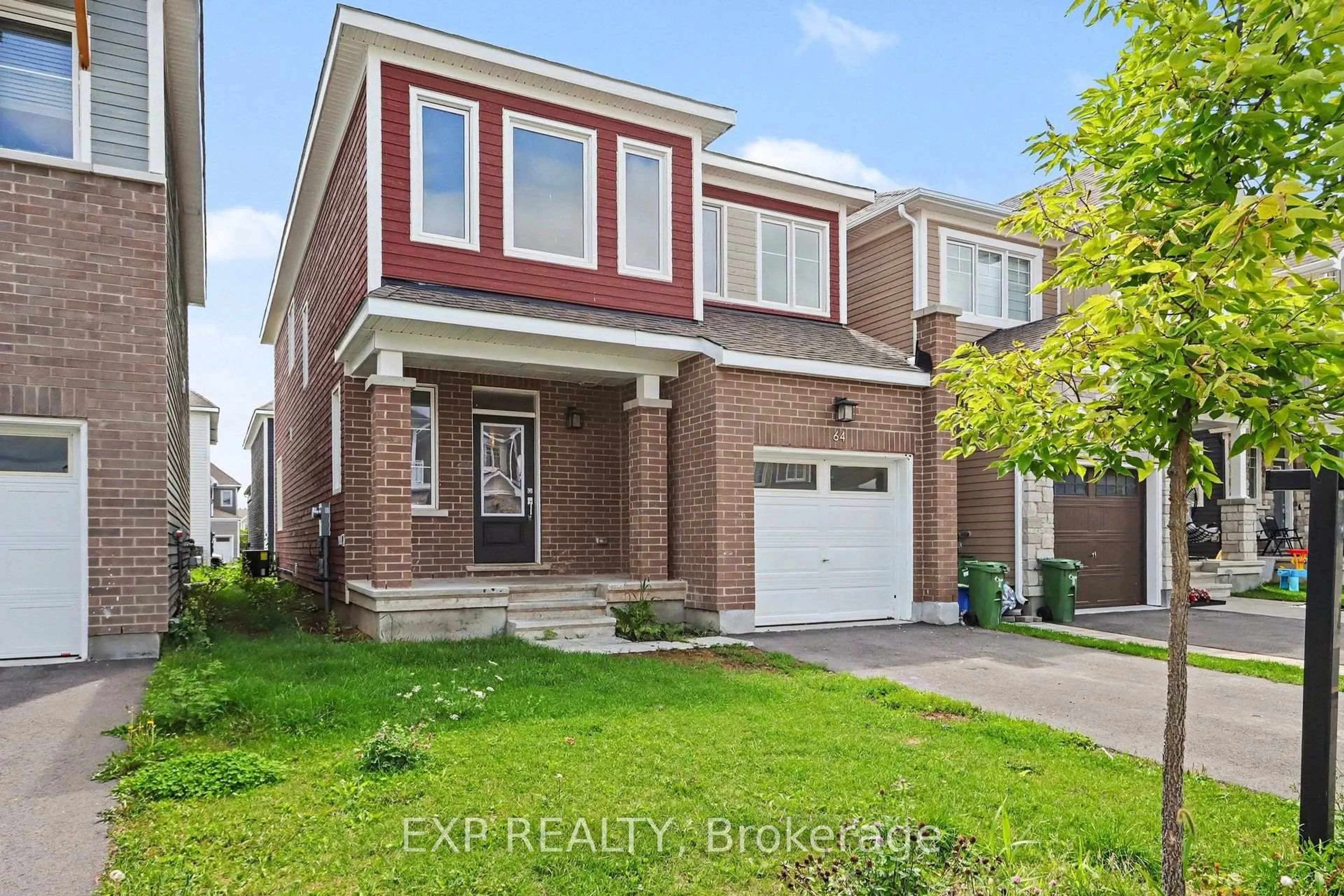 Home with brick exterior material, street for 64 Hackamore Cres, Richmond Ontario K0A 2Z0