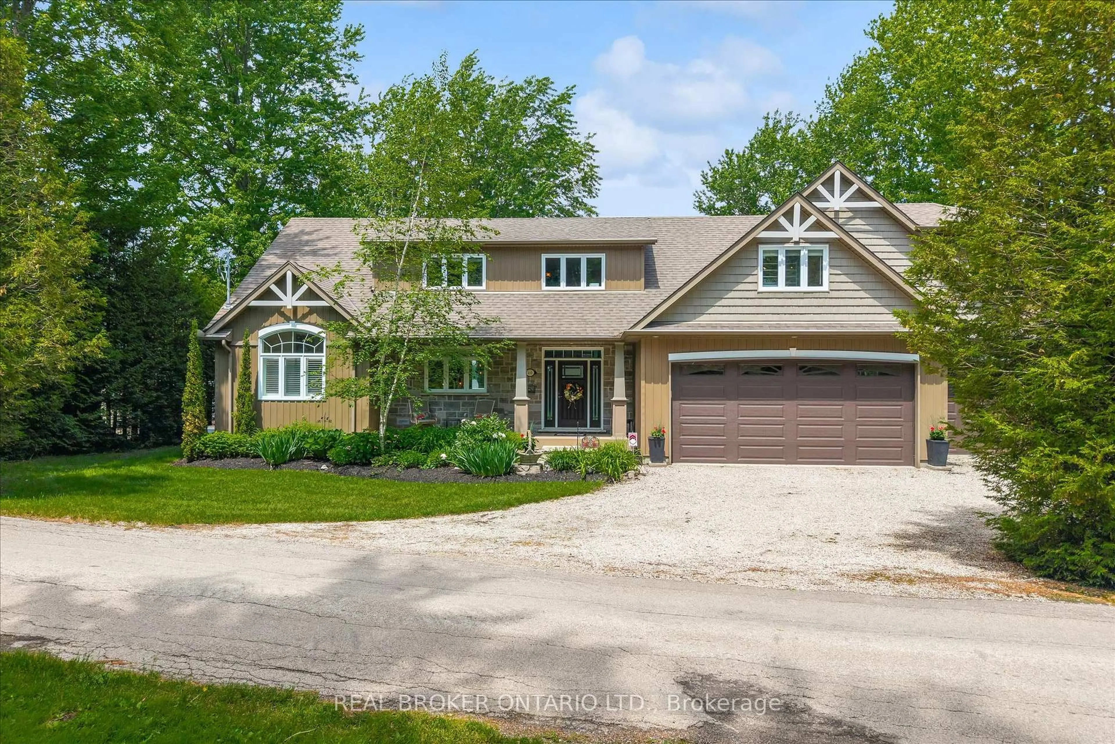 Home with brick exterior material, street for 40 Third Line Rd, Centre Wellington Ontario N1M 2W4