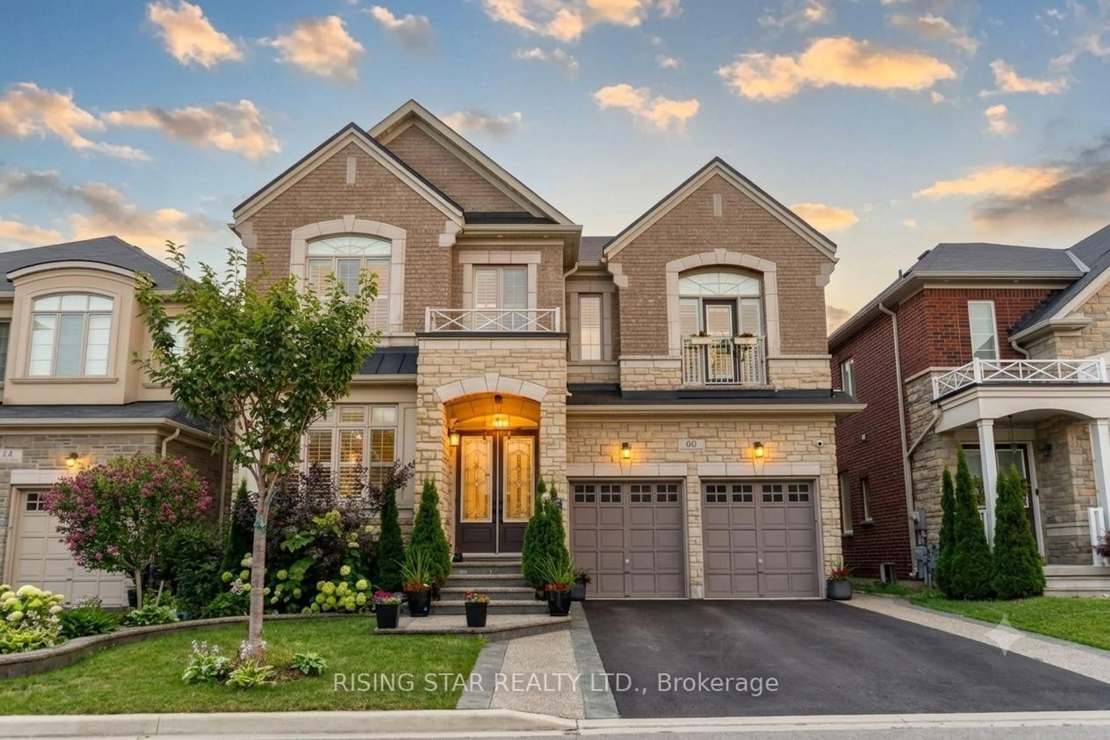 Home with brick exterior material, street for 60 Golden Hawk Dr, Hamilton Ontario L8B 1W9