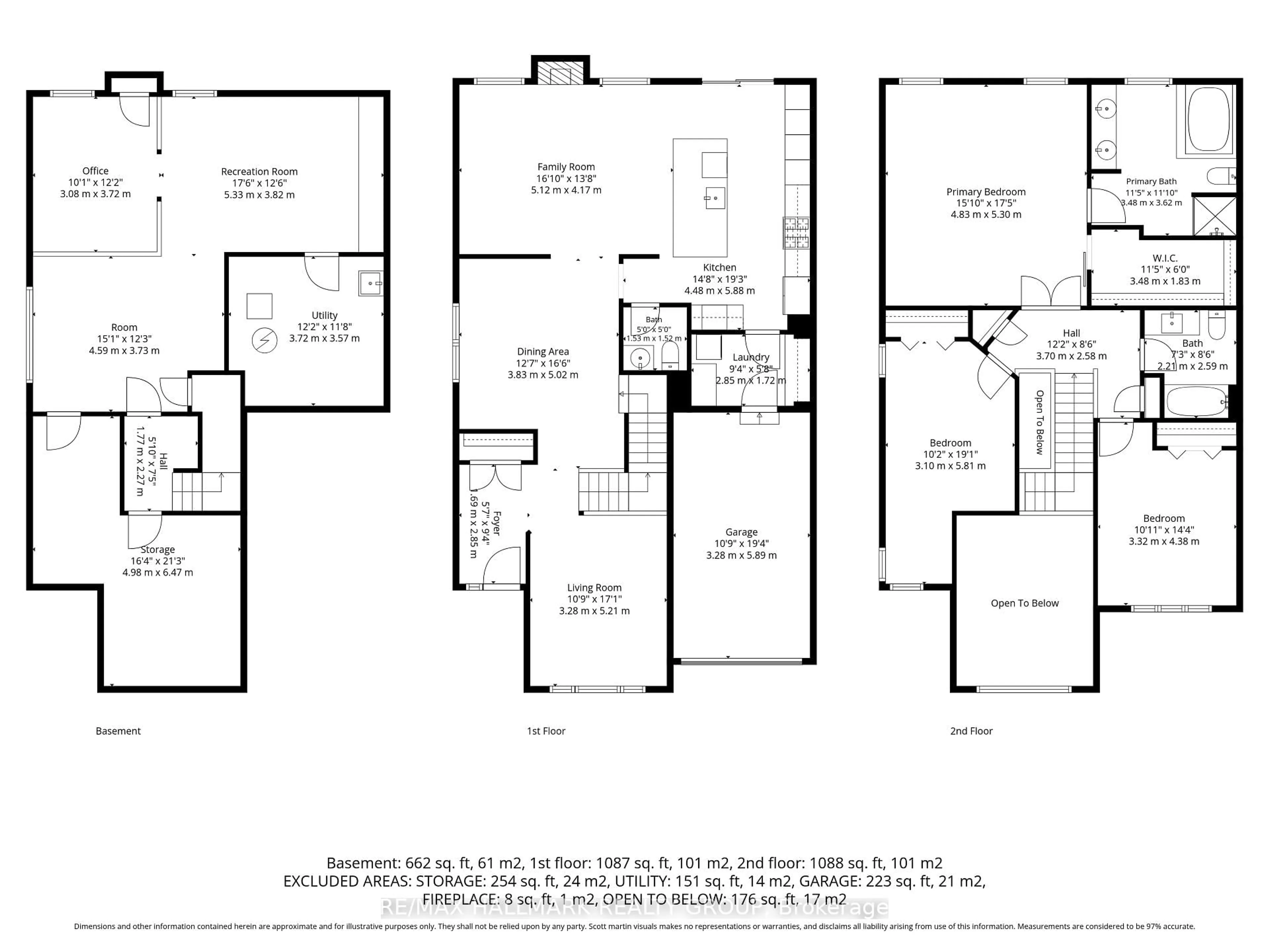Floor plan for 1217 Glenlivet Ave, Ottawa Ontario K1W 0G3