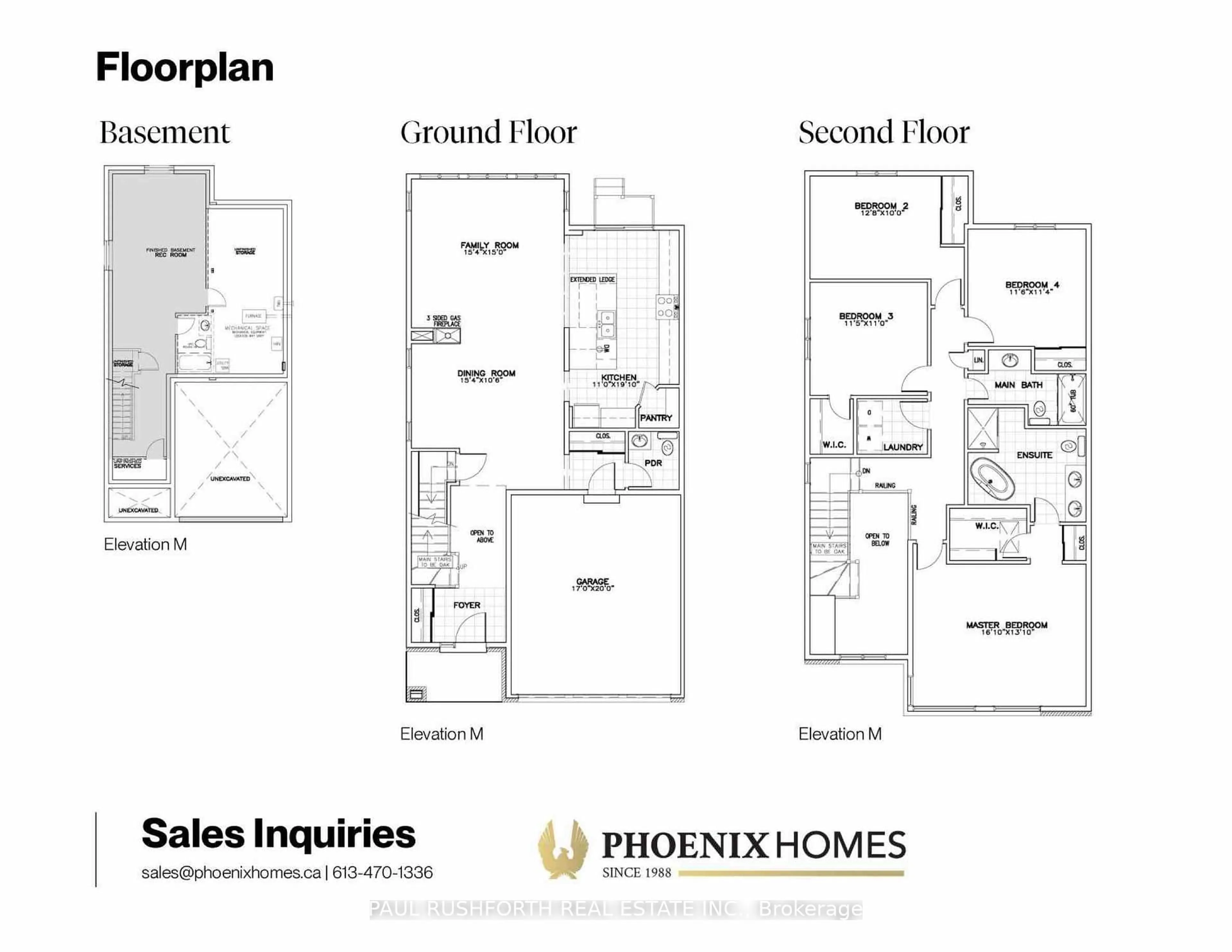 Floor plan for 598 Paakanaak Ave, Ottawa Ontario K1X 0J7