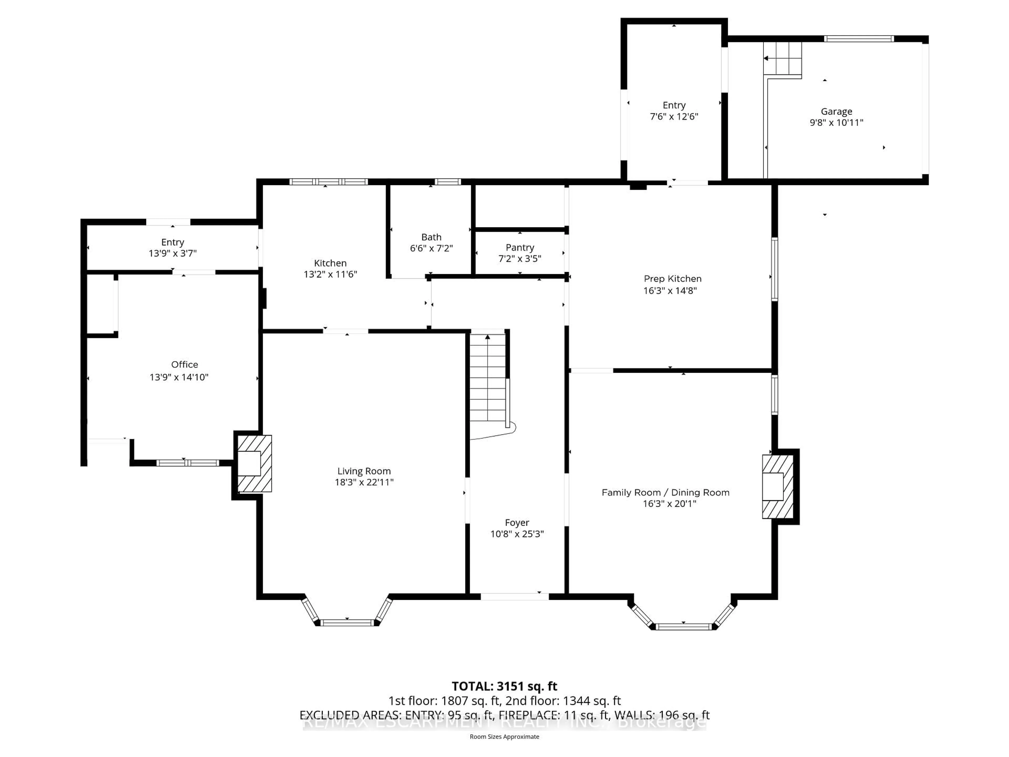 Floor plan for 58 Wellington St, Hamilton Ontario L8N 2R1