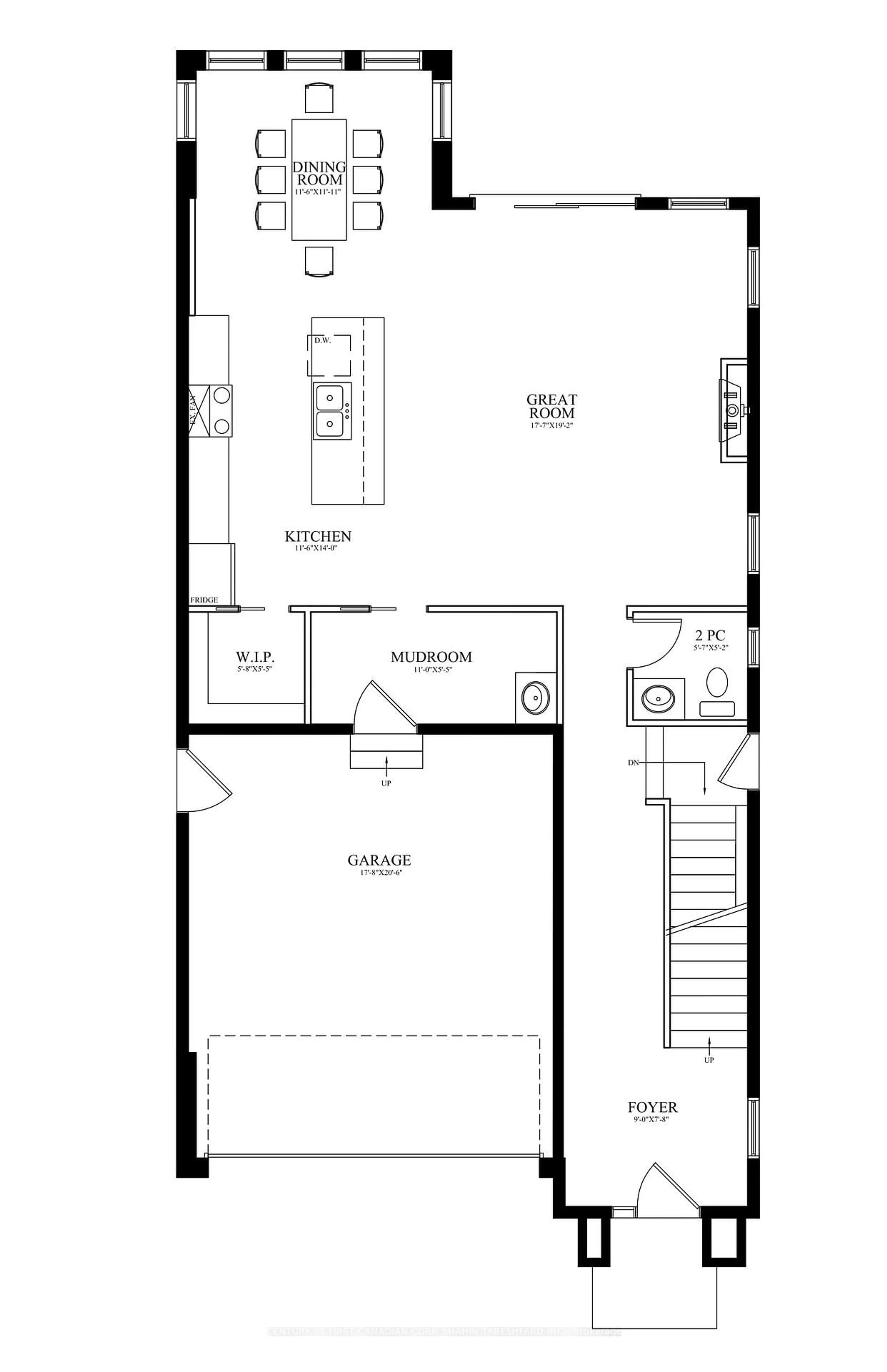 Floor plan for 2302 Darwin Cres, London South Ontario N6P 0J6
