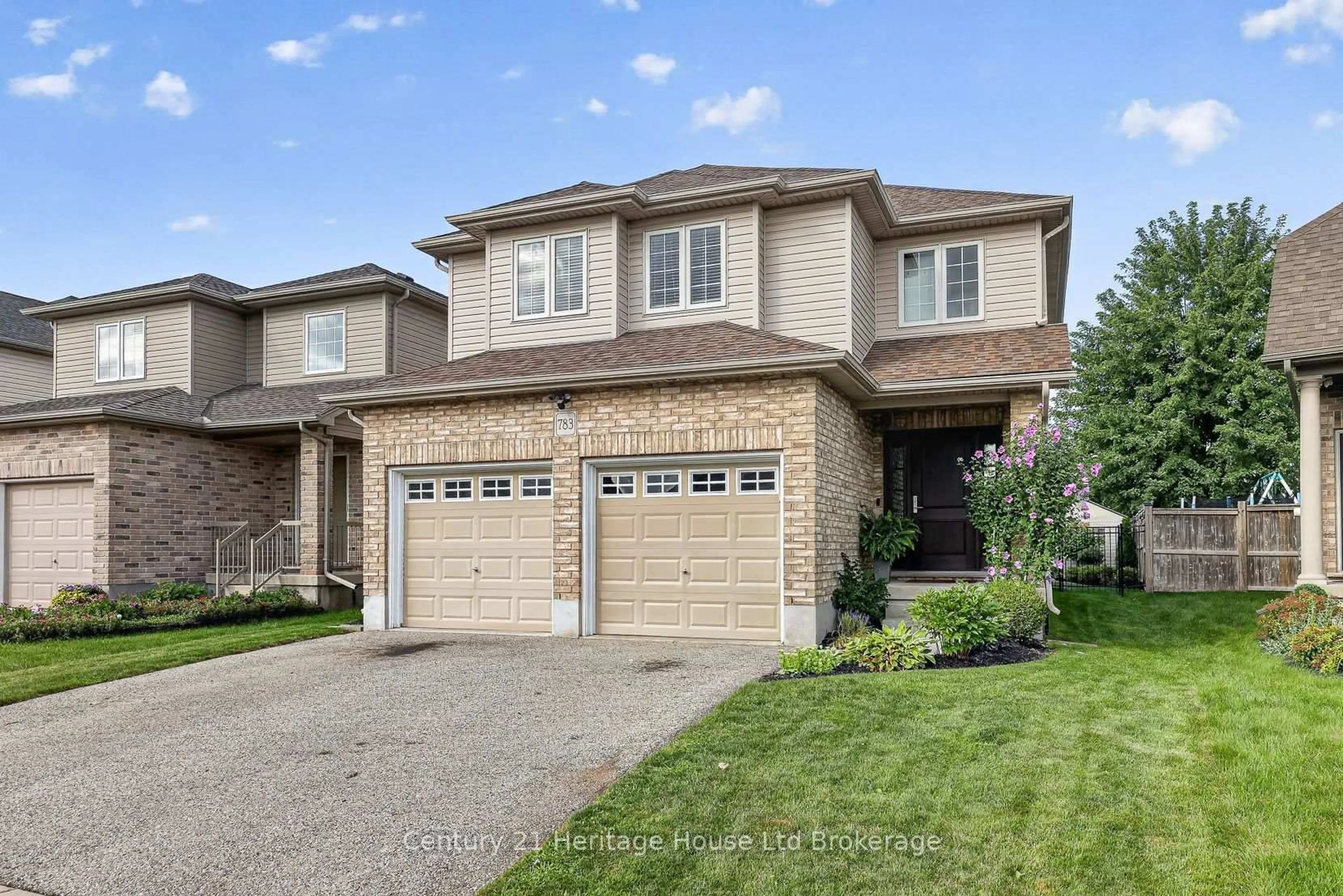 Home with brick exterior material, street for 783 Frontenac Cres, Woodstock Ontario N4V 0B1