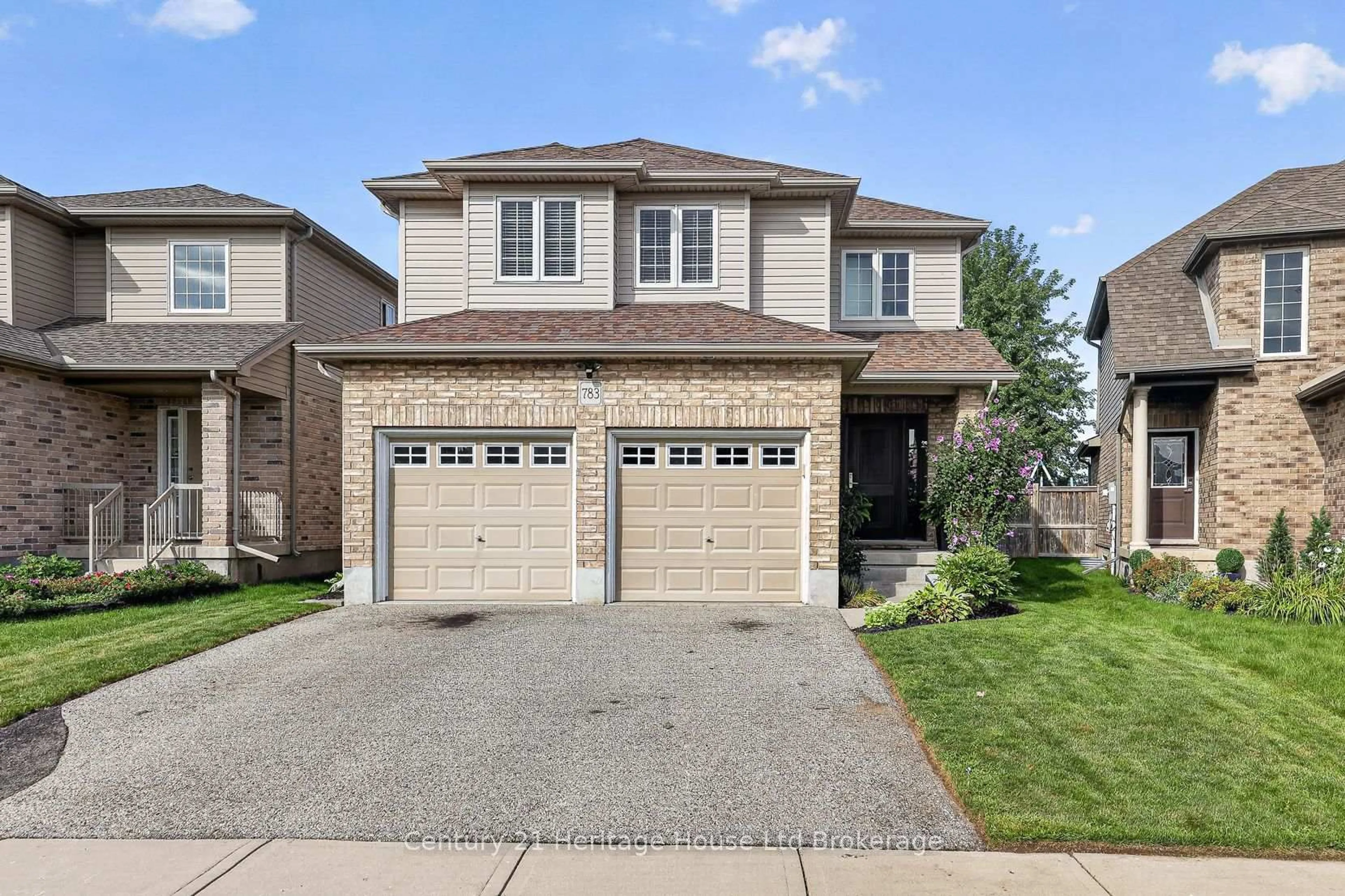 Home with brick exterior material, street for 783 Frontenac Cres, Woodstock Ontario N4V 0B1