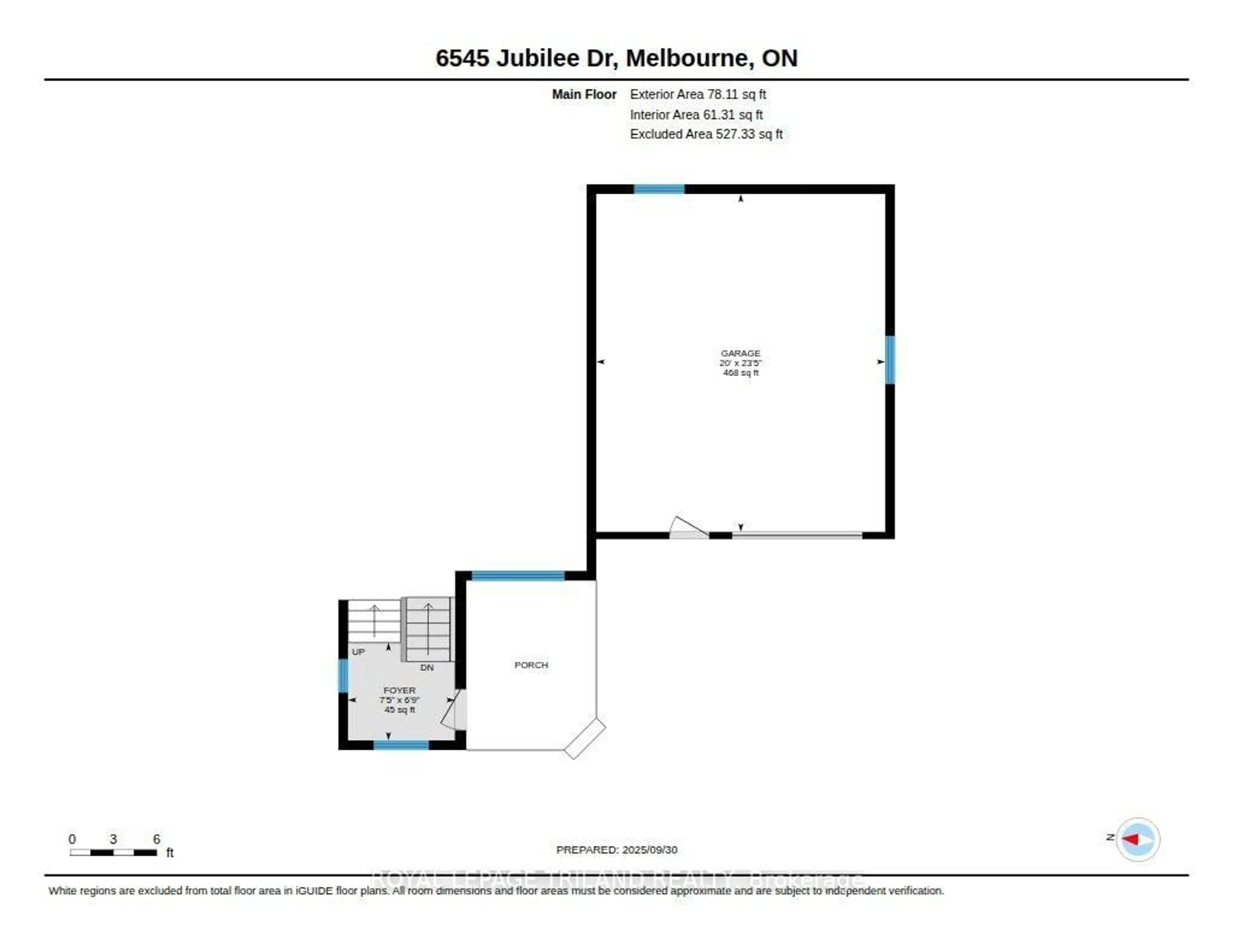 Floor plan for 6545 Jubilee Dr, Southwest Middlesex Ontario N0L 1T0