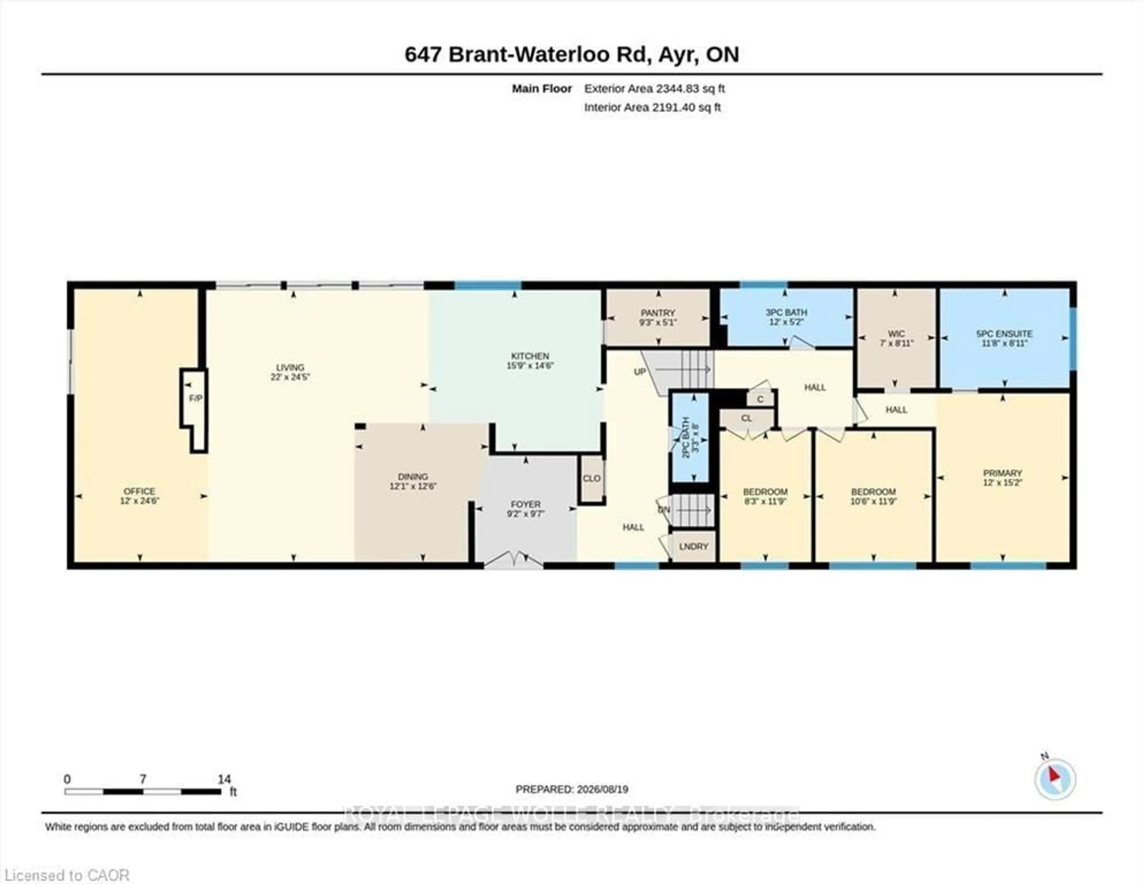 Floor plan for 647 Brant Waterloo Rd, North Dumfries Ontario N0B 1E0