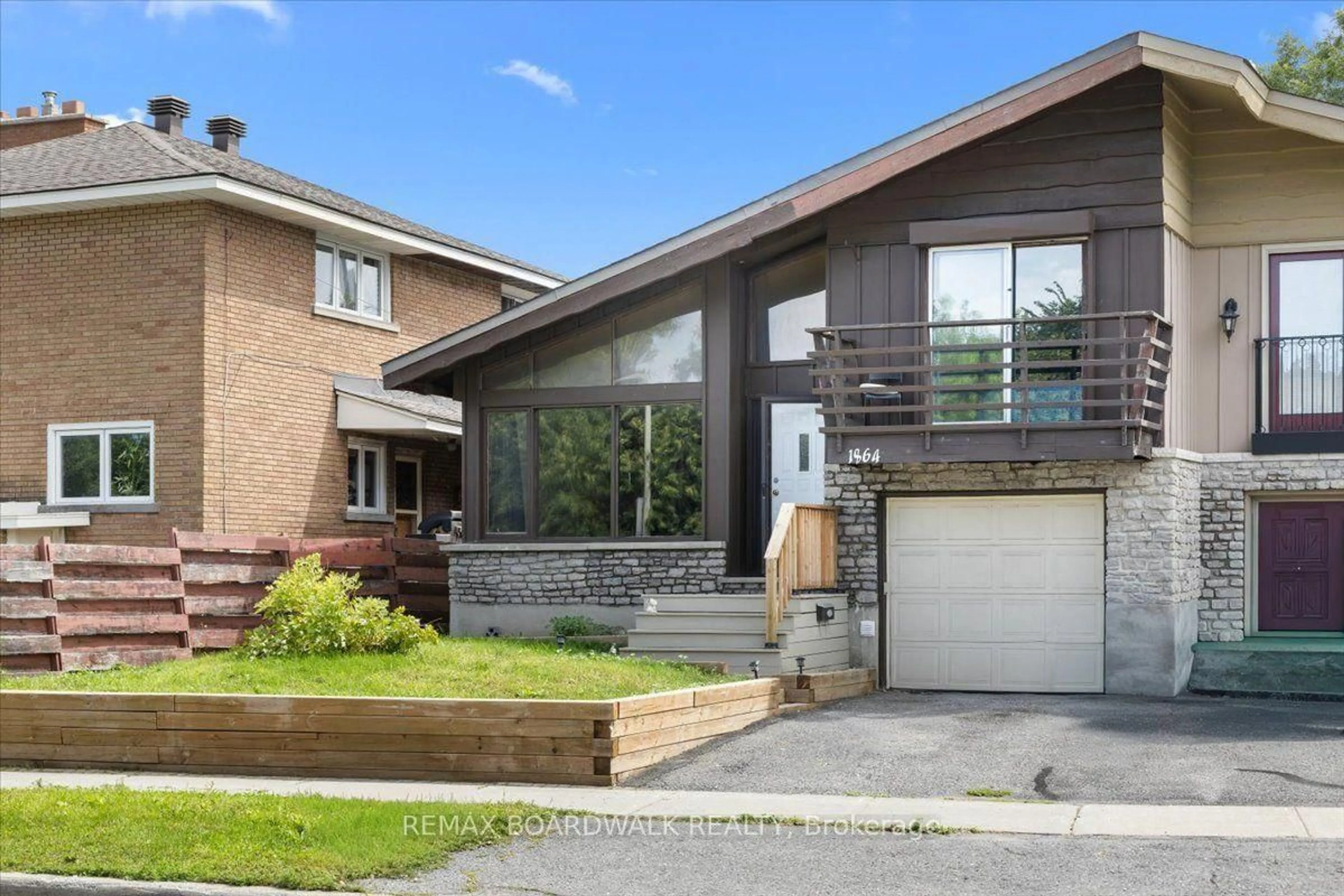 Home with brick exterior material, street for 1864 Lenester Ave, Ottawa Ontario K2A 3W8