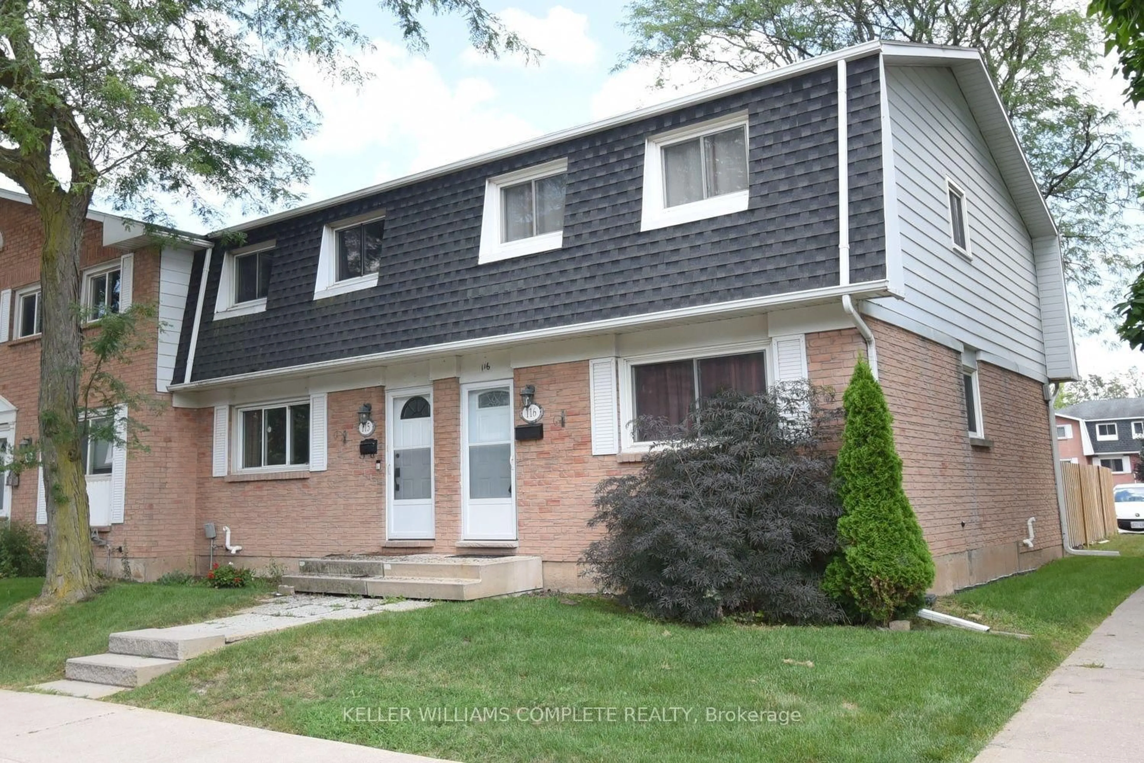 Home with vinyl exterior material, street for 185 DENISTOUN St #116, Welland Ontario L3C 6J6
