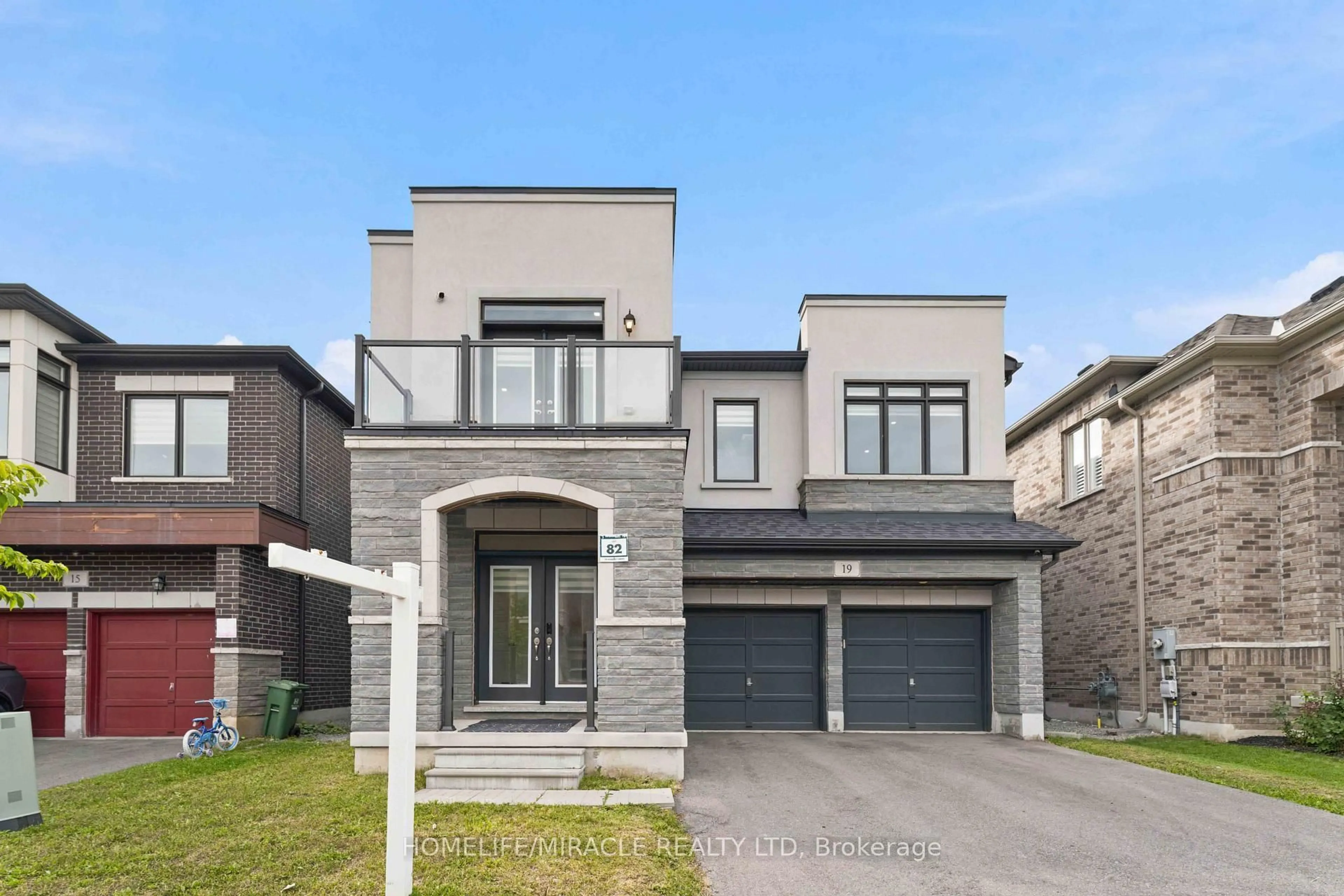 Home with brick exterior material, street for 19 Kenesky Dr, Hamilton Ontario L8B 1Y2