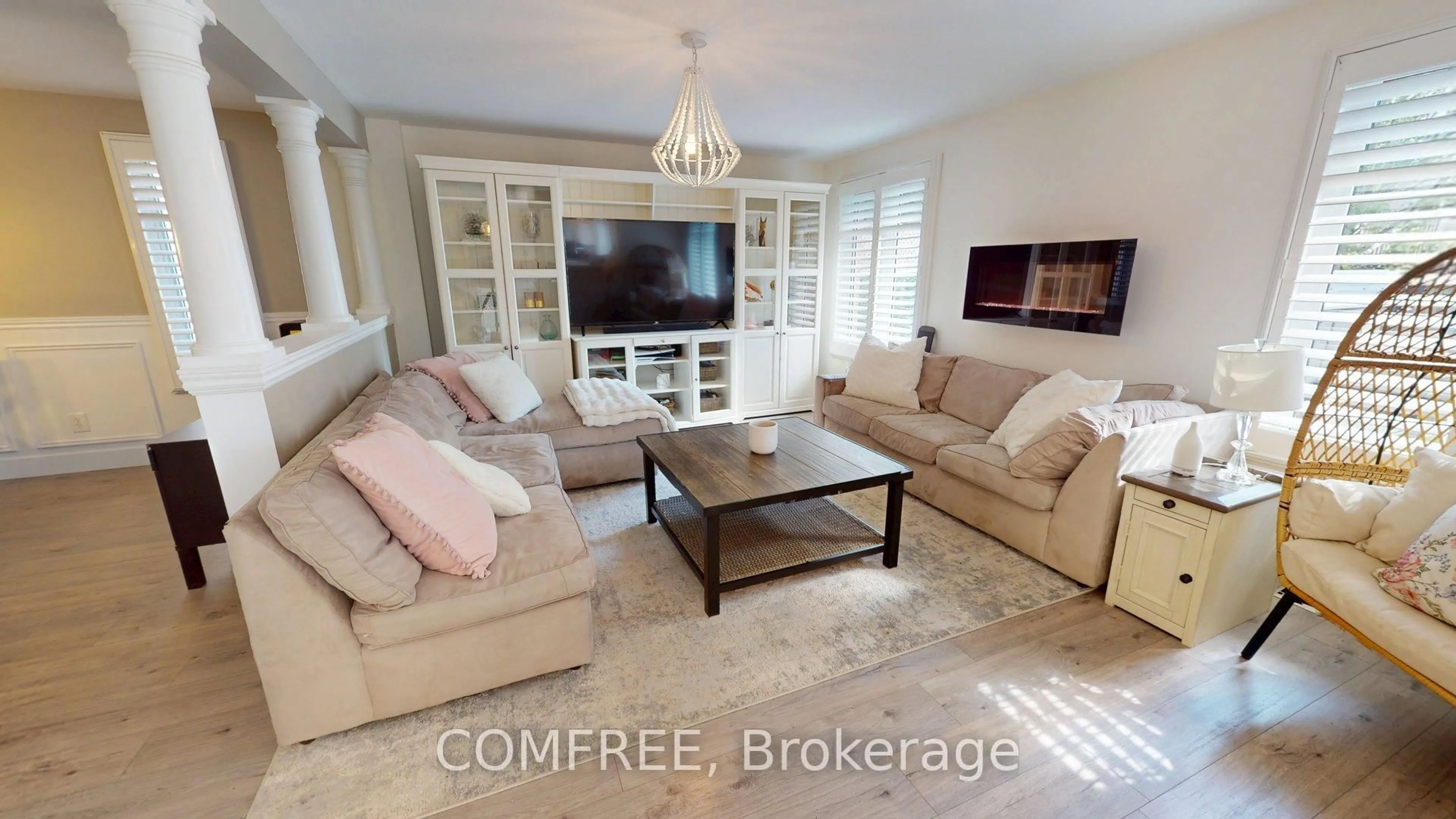 Living room with furniture, ceramic/tile floor for 723 Munich Circ, Waterloo Ontario N2V 2N6