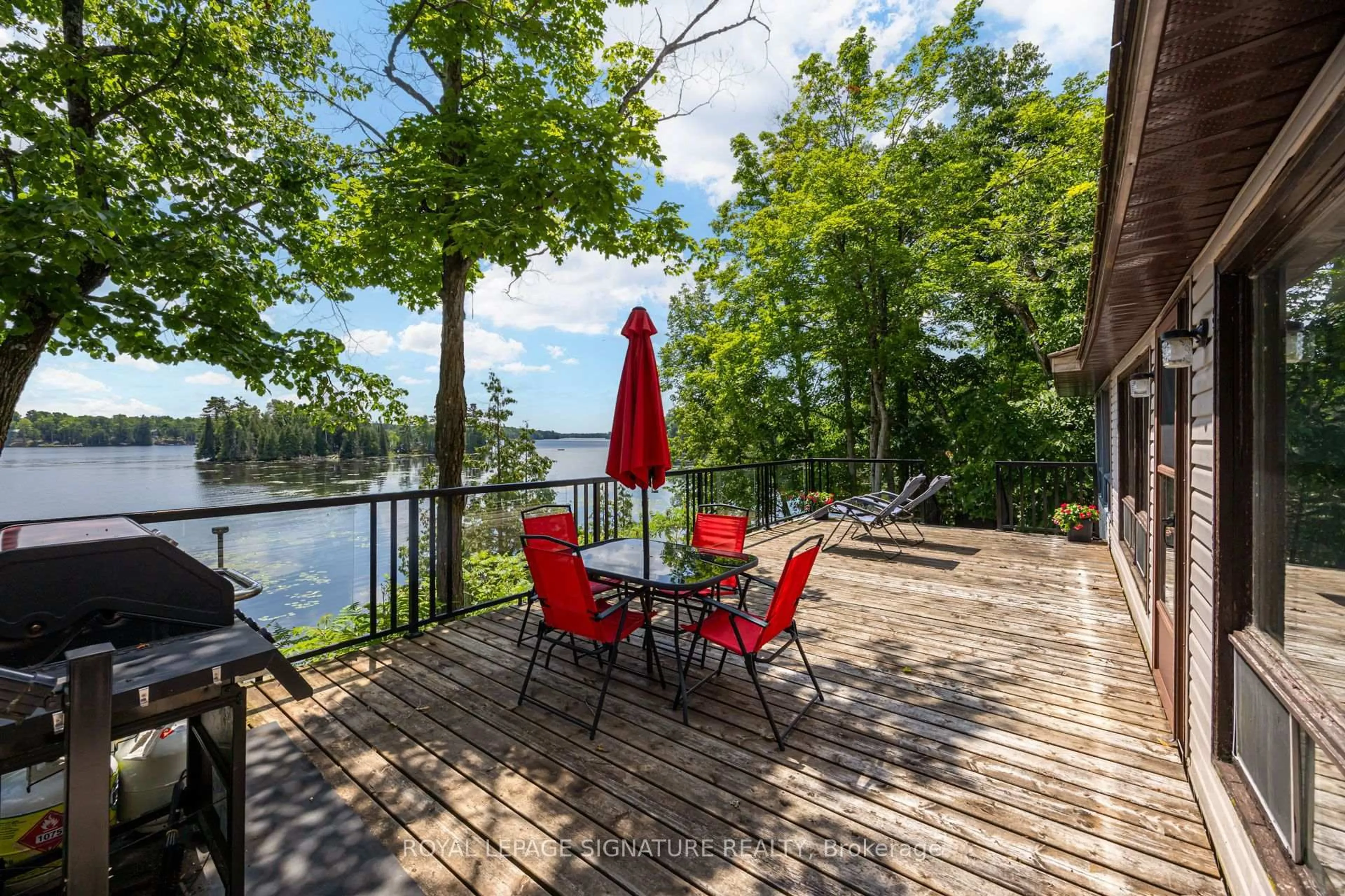 Patio, water/lake/river/ocean view for 383 Fire Route 59 Rte, Havelock-Belmont-Methuen Ontario K0L 1Z0