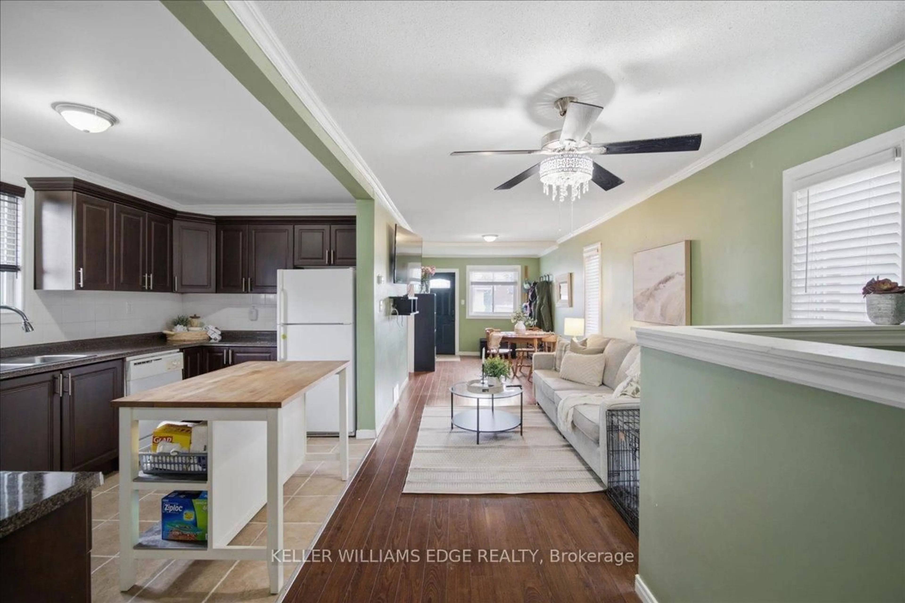 Open concept kitchen, unknown for 22 Delena Ave, Hamilton Ontario L8H 6B4