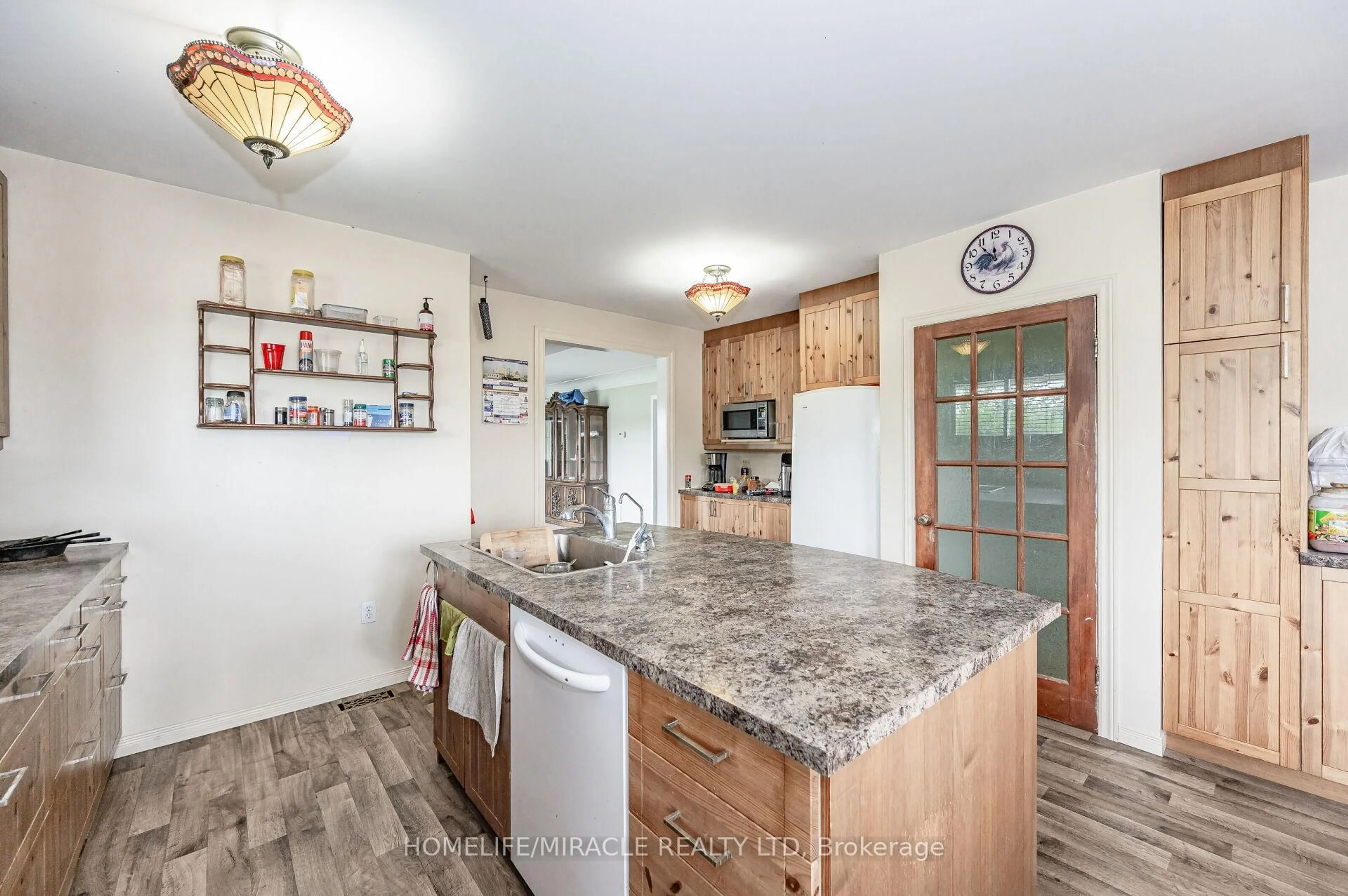 Open concept kitchen, ceramic/tile floor for 1388 Highway 6, Hamilton Ontario L8N 2Z7
