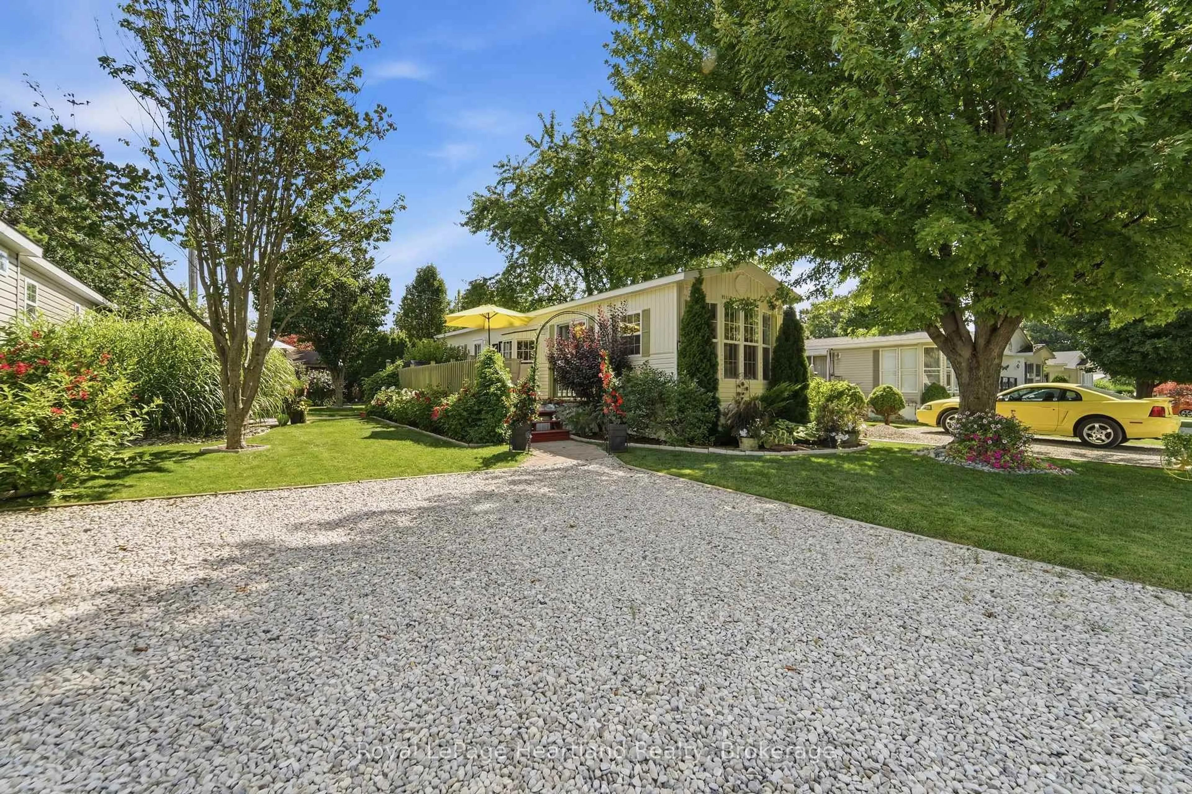 A pic from outside/outdoor area/front of a property/back of a property/a pic from drone, street for 9 Club Terr, Bluewater Ontario N0M 1G0