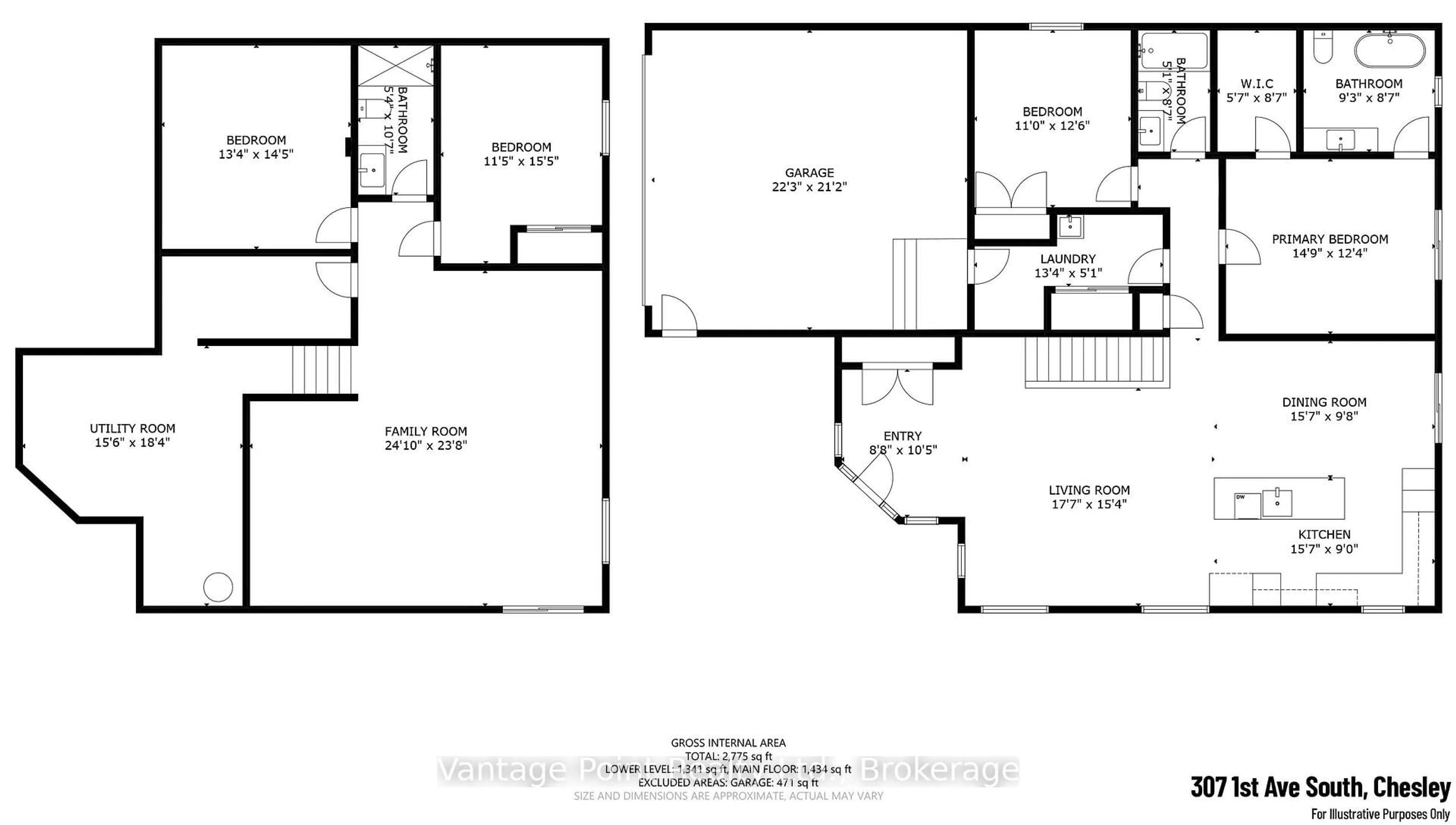 Floor plan for 307 1st Ave, Arran-Elderslie Ontario N0G 1L0