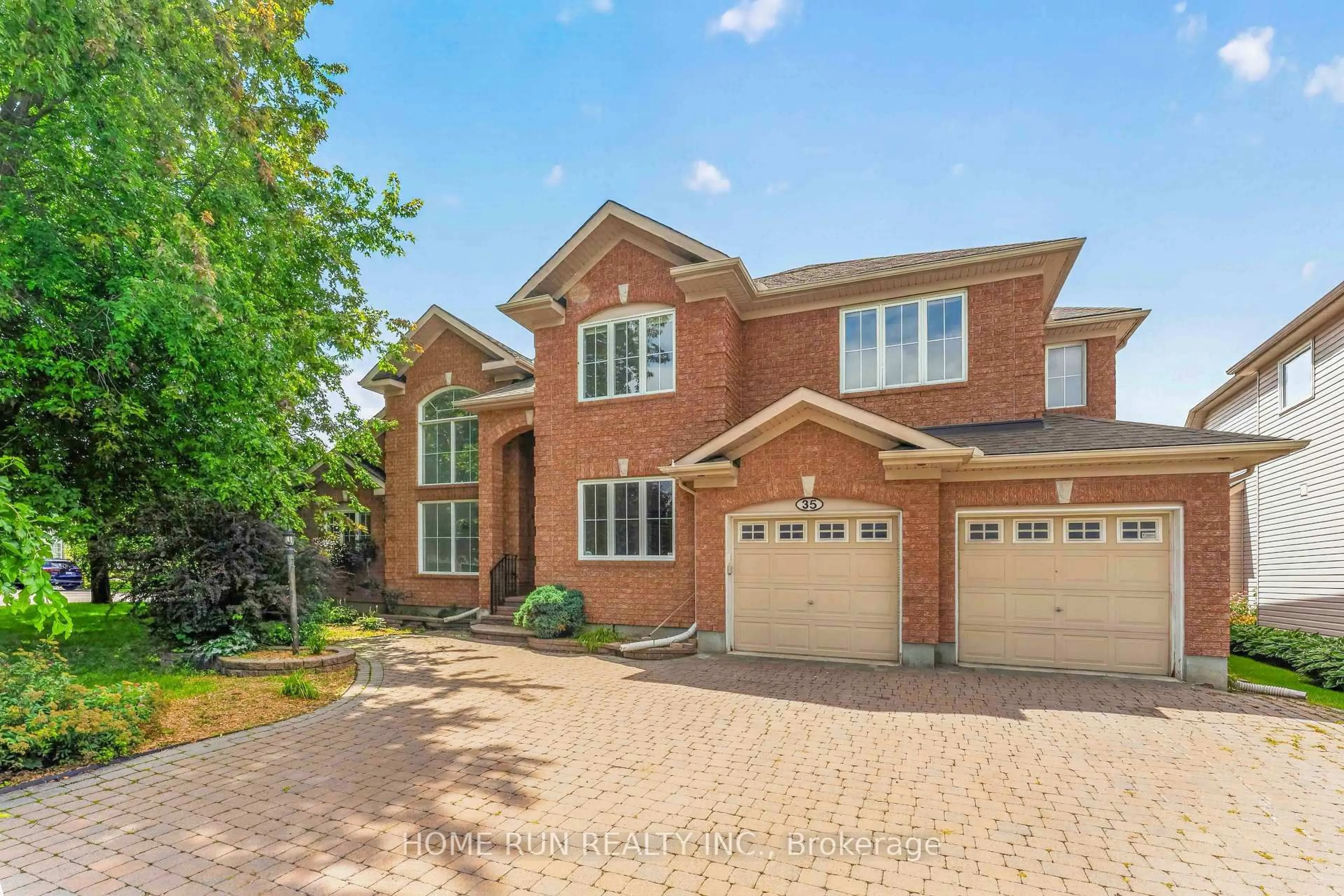 Home with brick exterior material, street for 35 Blackshire Circ, Ottawa Ontario K2J 5L8