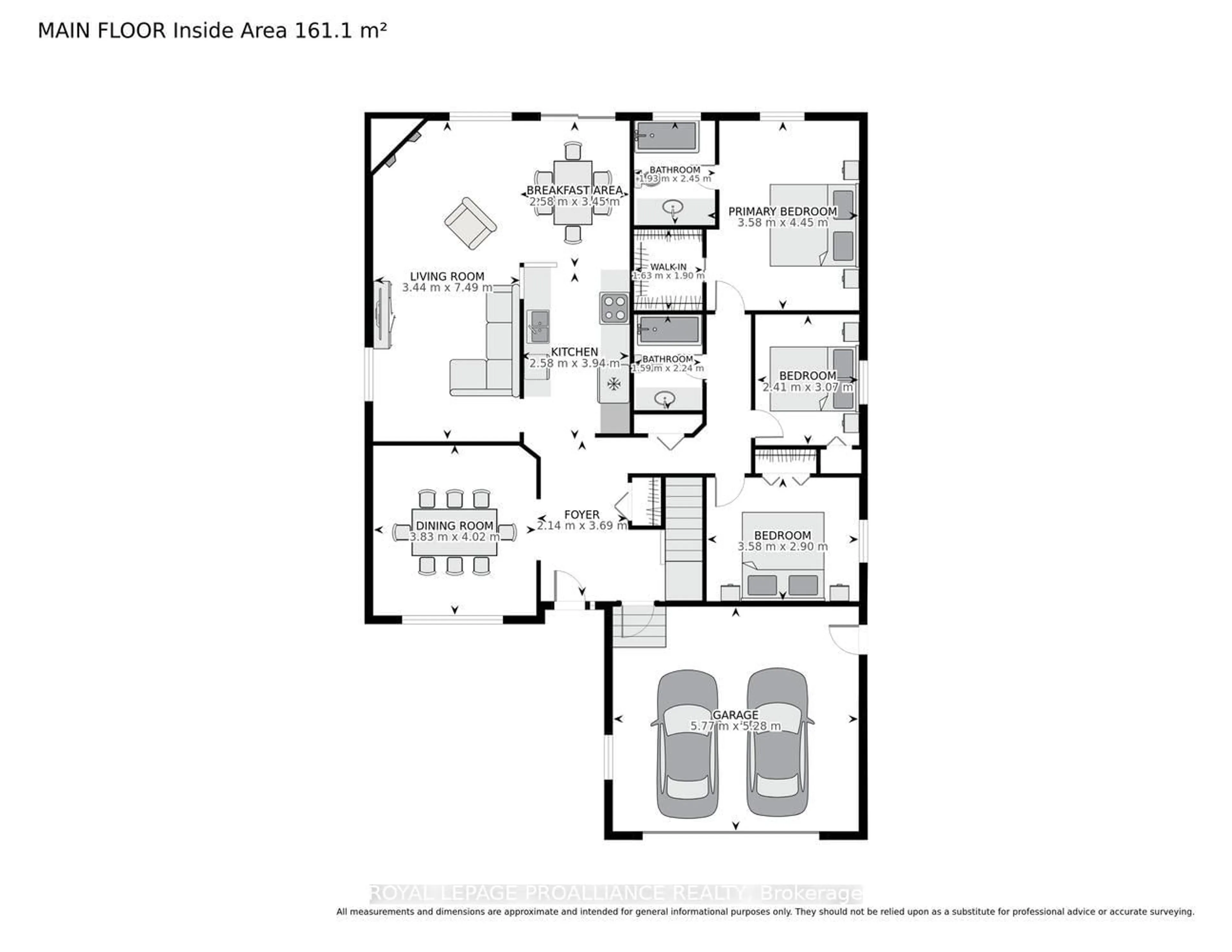 Floor plan for 202 Beley St, Brockville Ontario K6V 6Z8