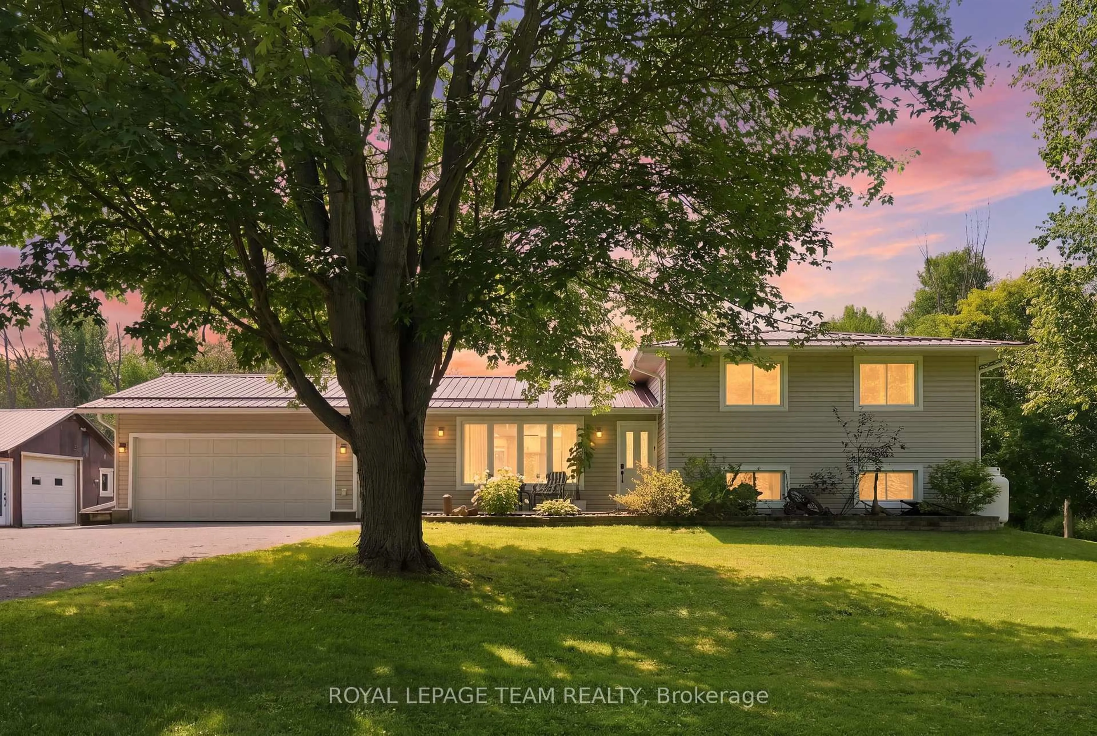 A pic from outside/outdoor area/front of a property/back of a property/a pic from drone, street for 980 County Rd 44, North Grenville Ontario K0G 1T0