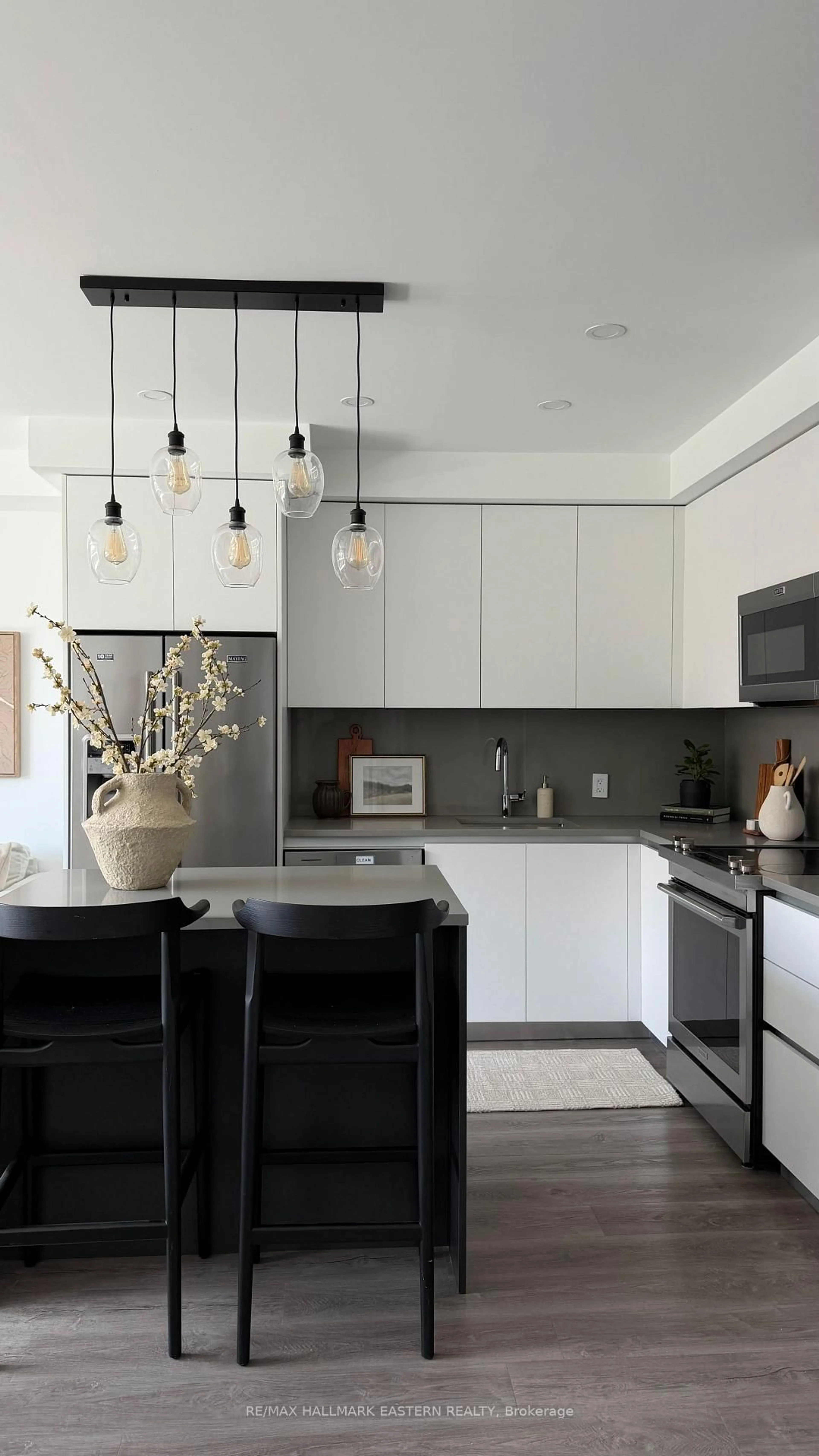 Contemporary kitchen, unknown for 195 Hunter St #308, Peterborough Ontario K9H 0K6