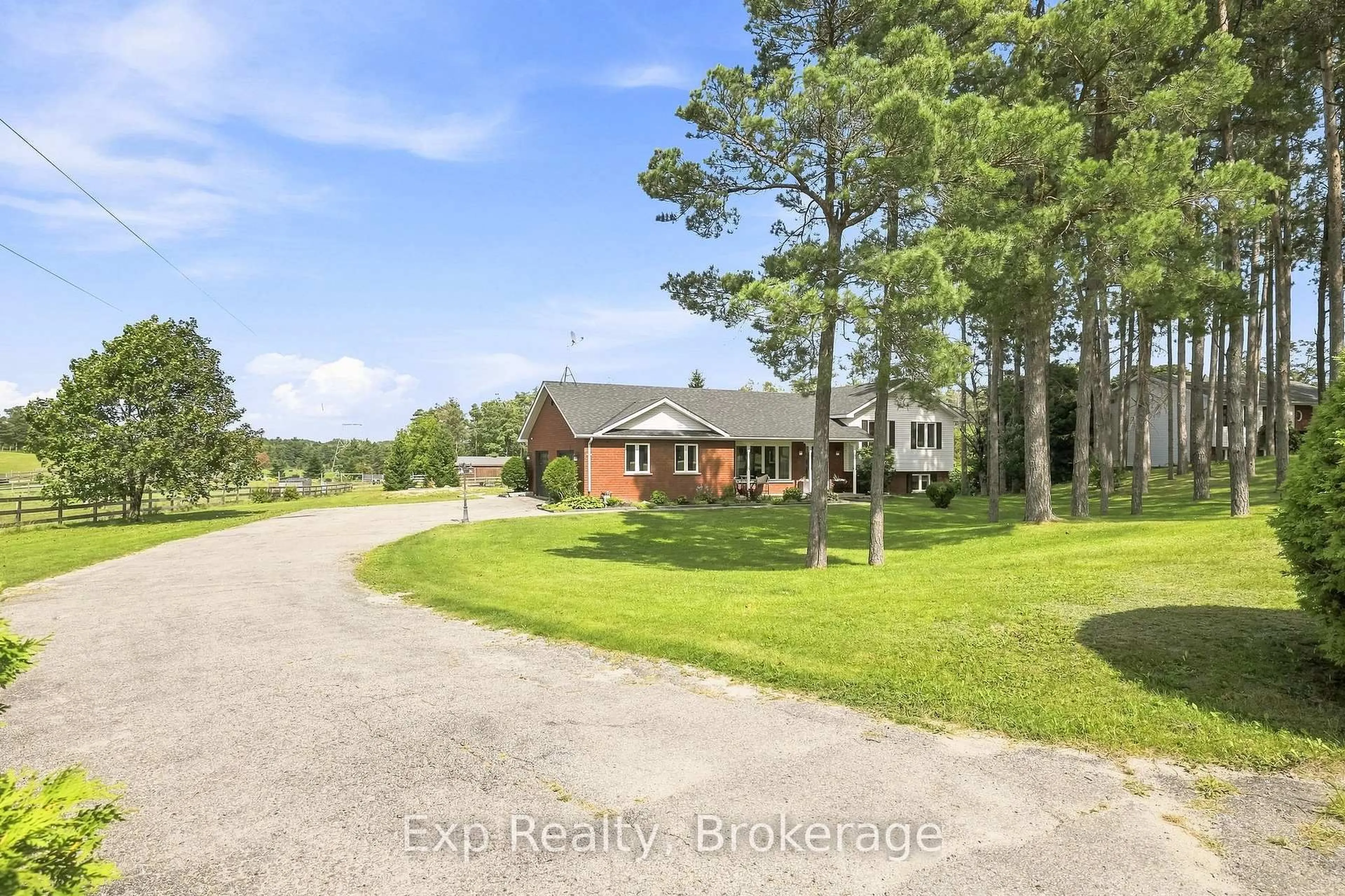 A pic from outside/outdoor area/front of a property/back of a property/a pic from drone, water/lake/river/ocean view for 5 Royal Estates Dr, Kawartha Lakes Ontario L0A 1K0
