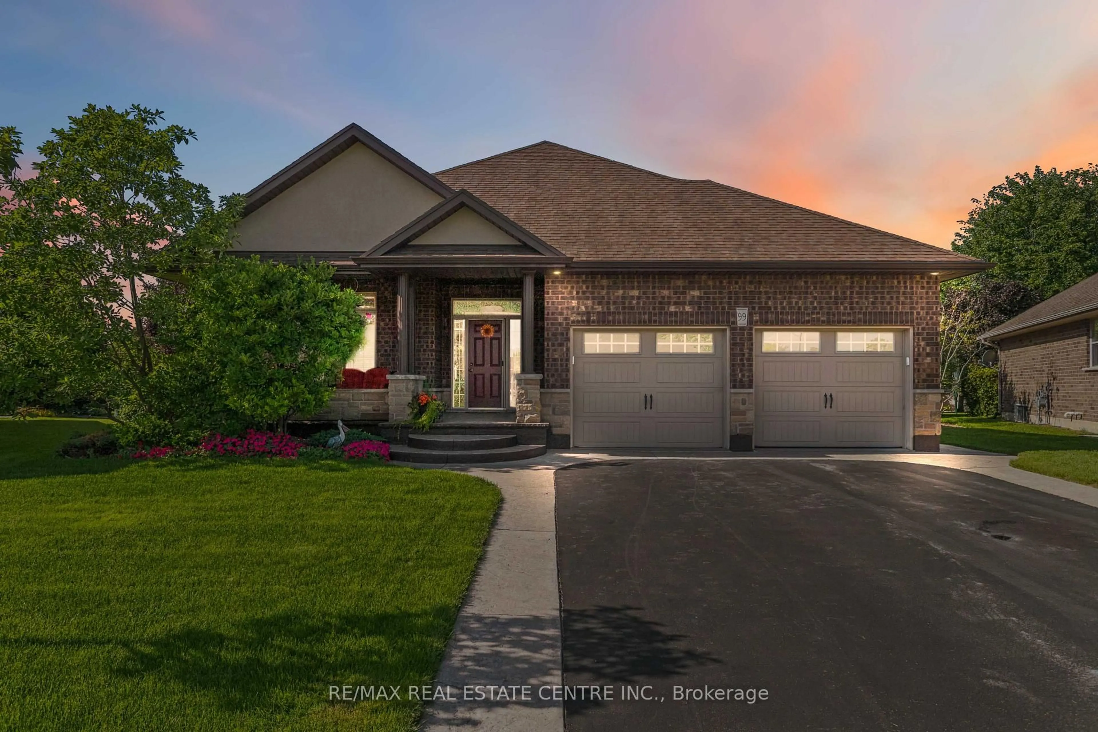 Home with brick exterior material, street for 99 Magnolia Dr, Norfolk Ontario N0A 1N6