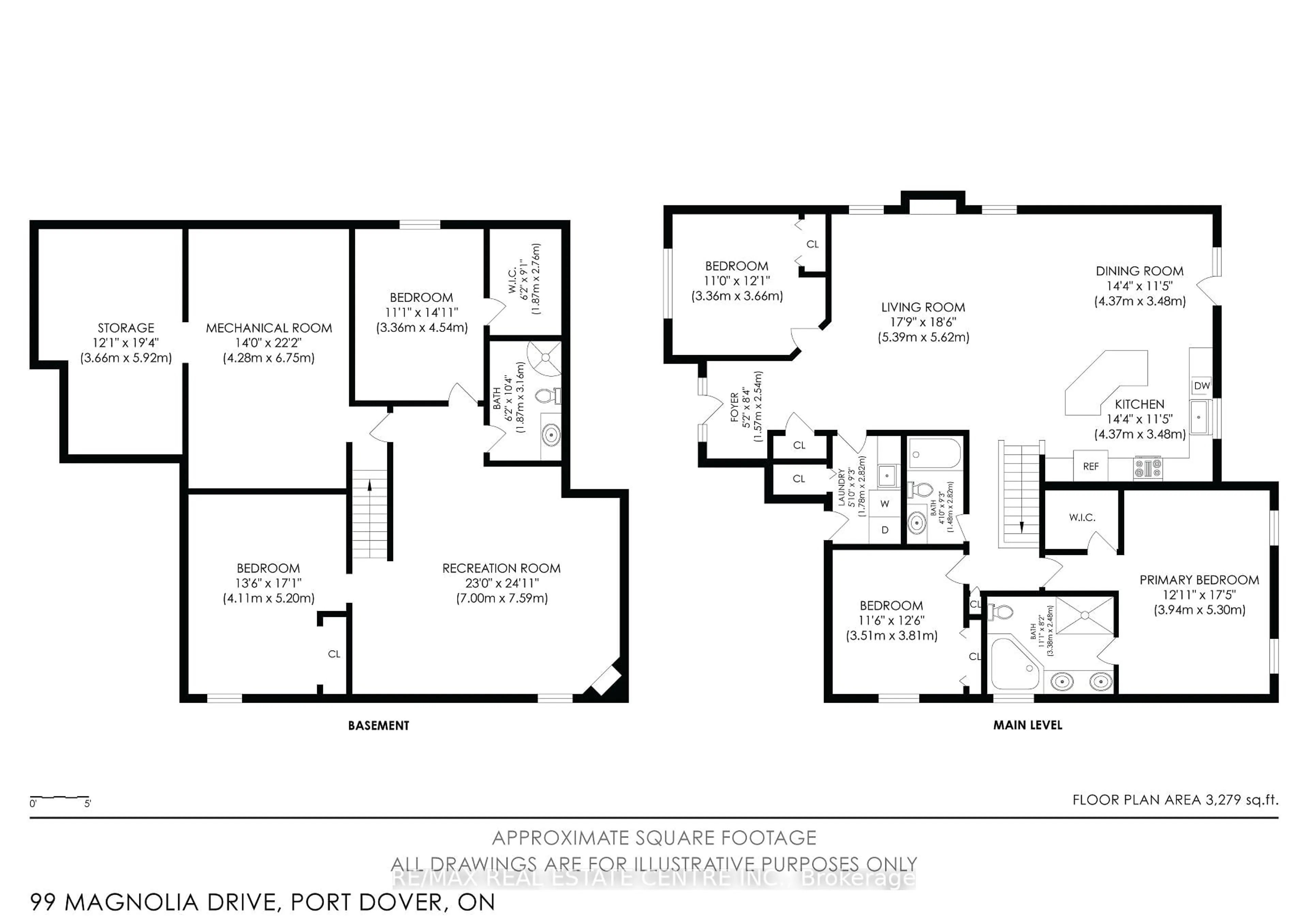 Floor plan for 99 Magnolia Dr, Norfolk Ontario N0A 1N6