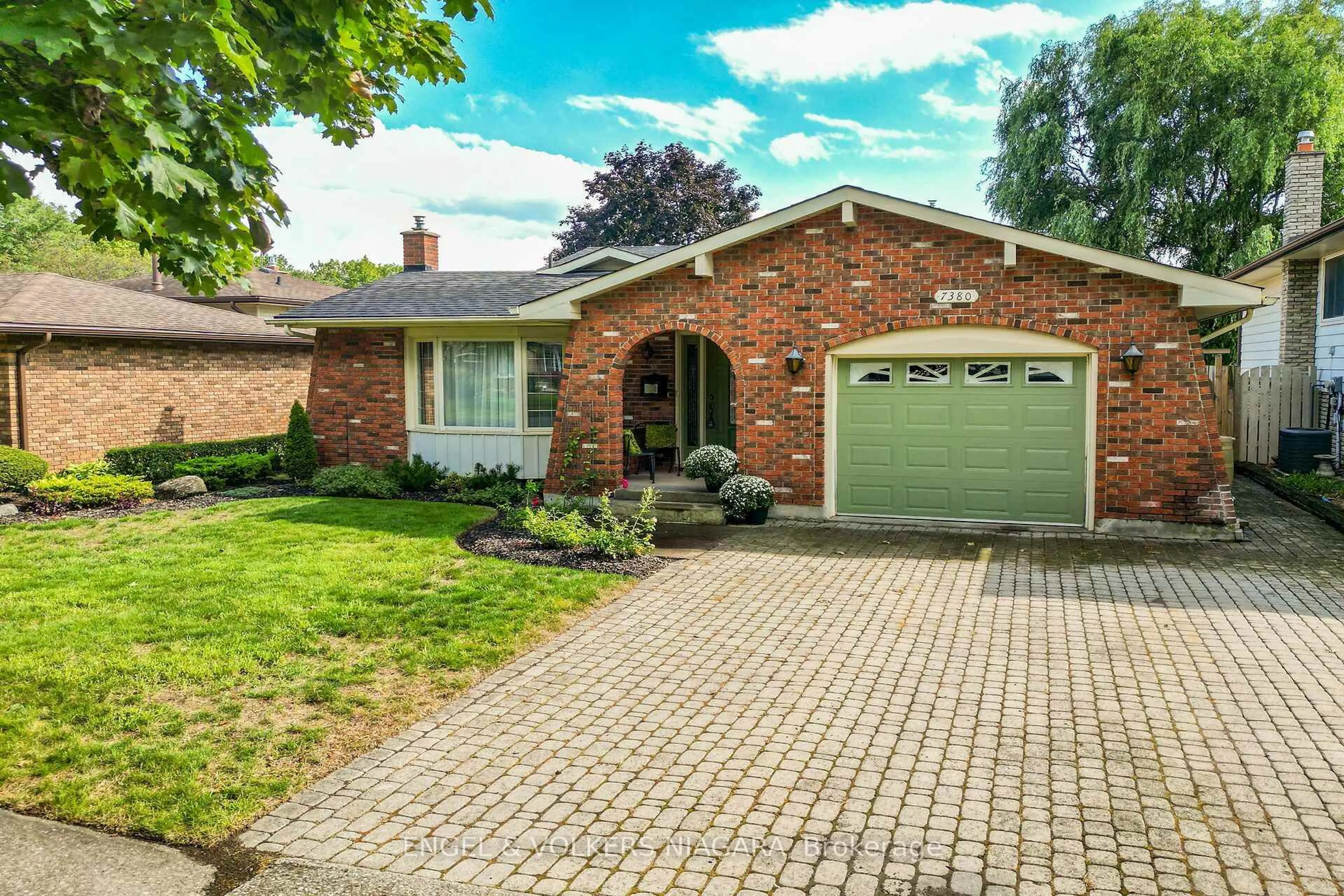 Home with brick exterior material, street for 7380 Green Boughs Rd, Niagara Falls Ontario L2J 4C2