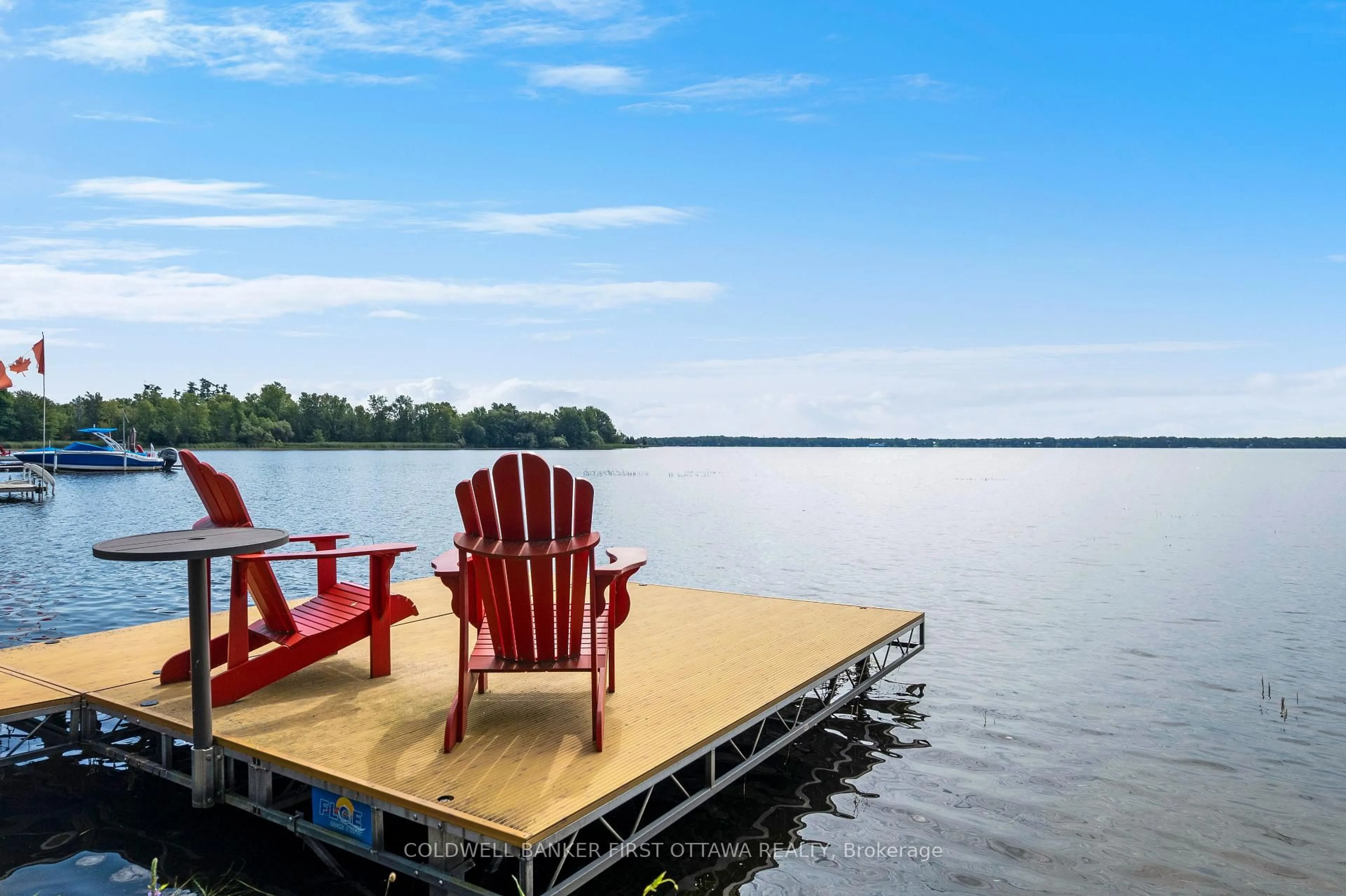 Patio, water/lake/river/ocean view for 173 Rideau St, Perth Ontario K7H 3C7