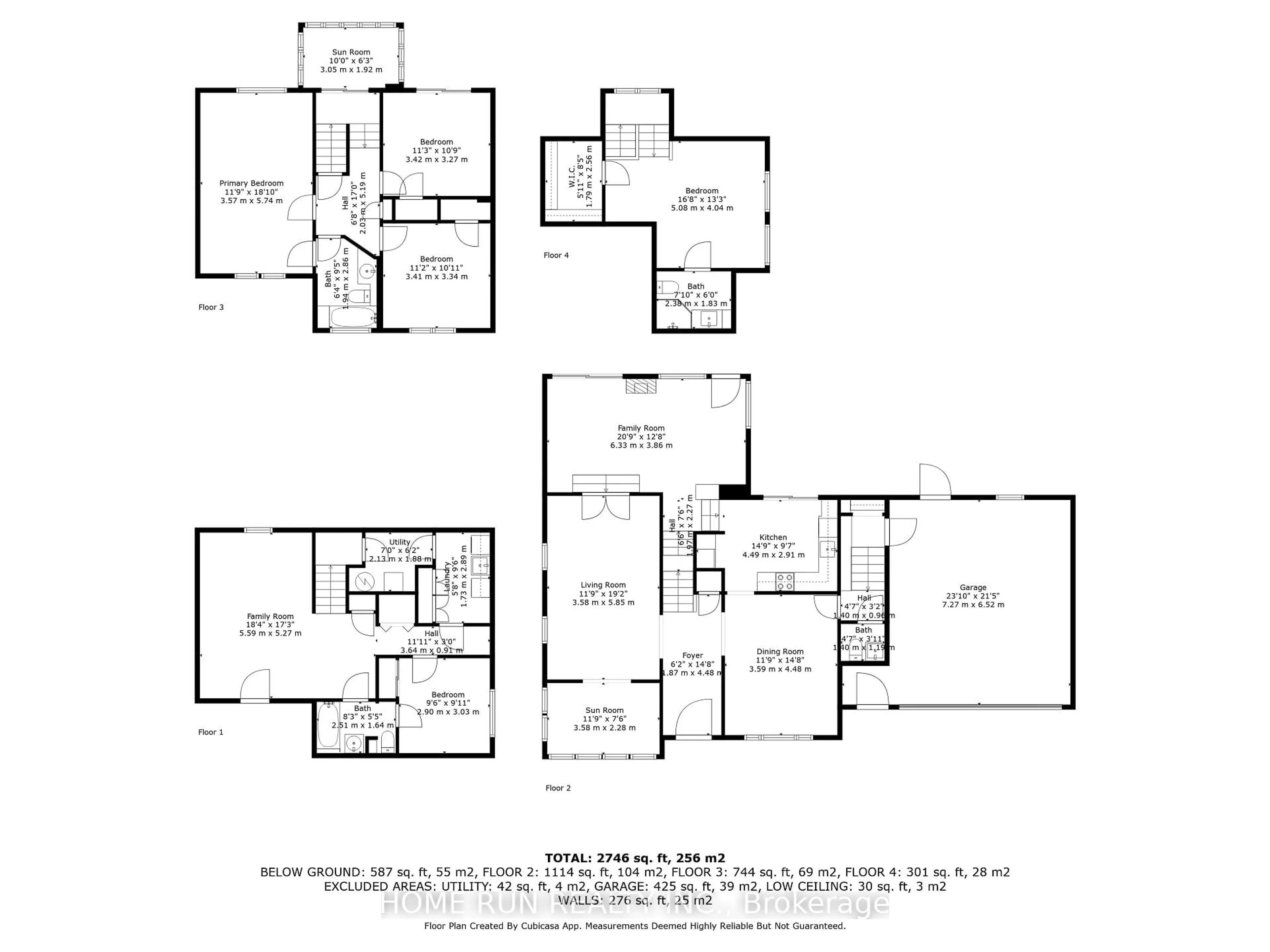 Floor plan for 131 Acacia Ave, Ottawa Ontario K1M 0R2