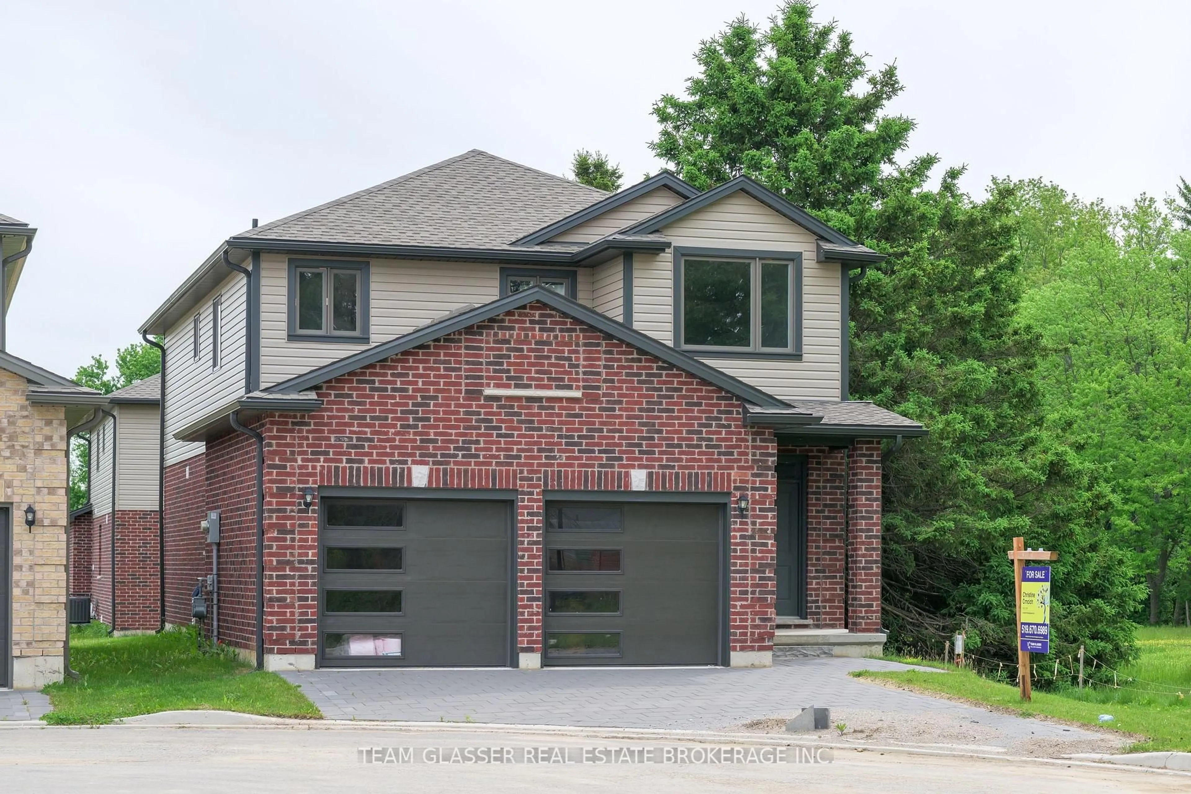 Home with brick exterior material, street for 1604 Chickadee Tr, London South Ontario N6N 1K2