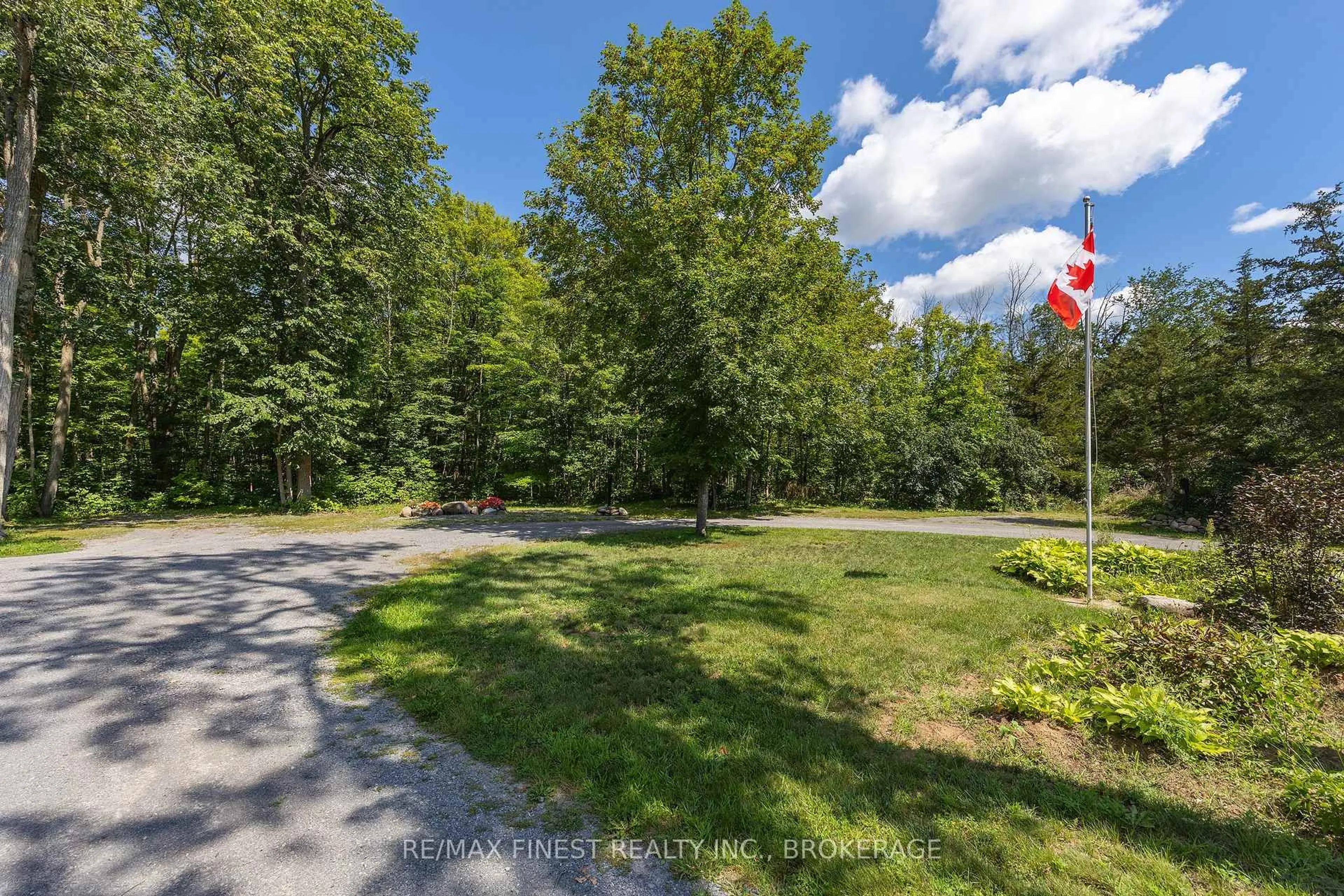 A pic from outside/outdoor area/front of a property/back of a property/a pic from drone, forest/trees view for 1197 Mccullough Rd, Shannonville Ontario K0K 2N0