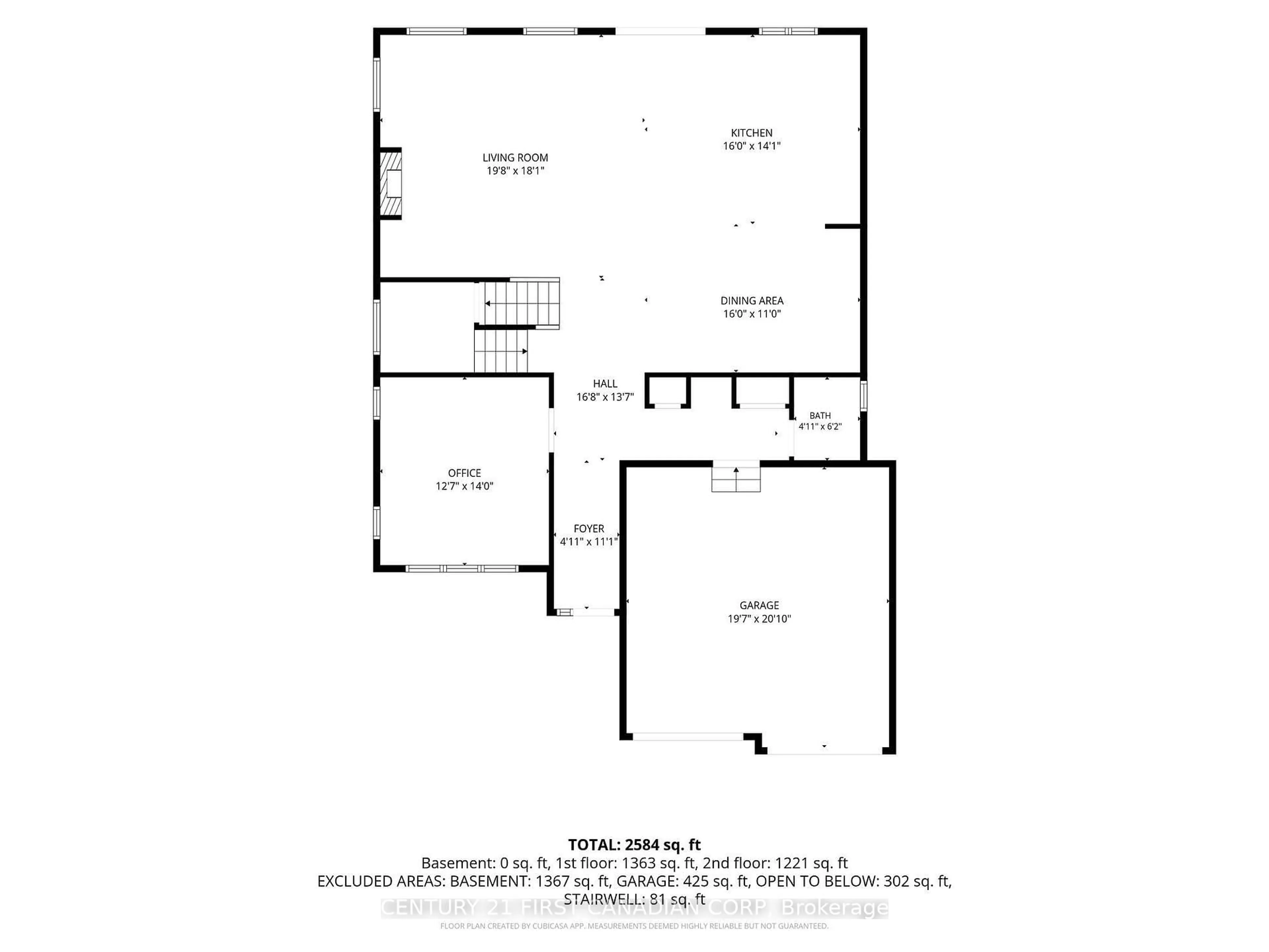 Floor plan for 1654 Upper West Ave, London South Ontario N6K 0K6
