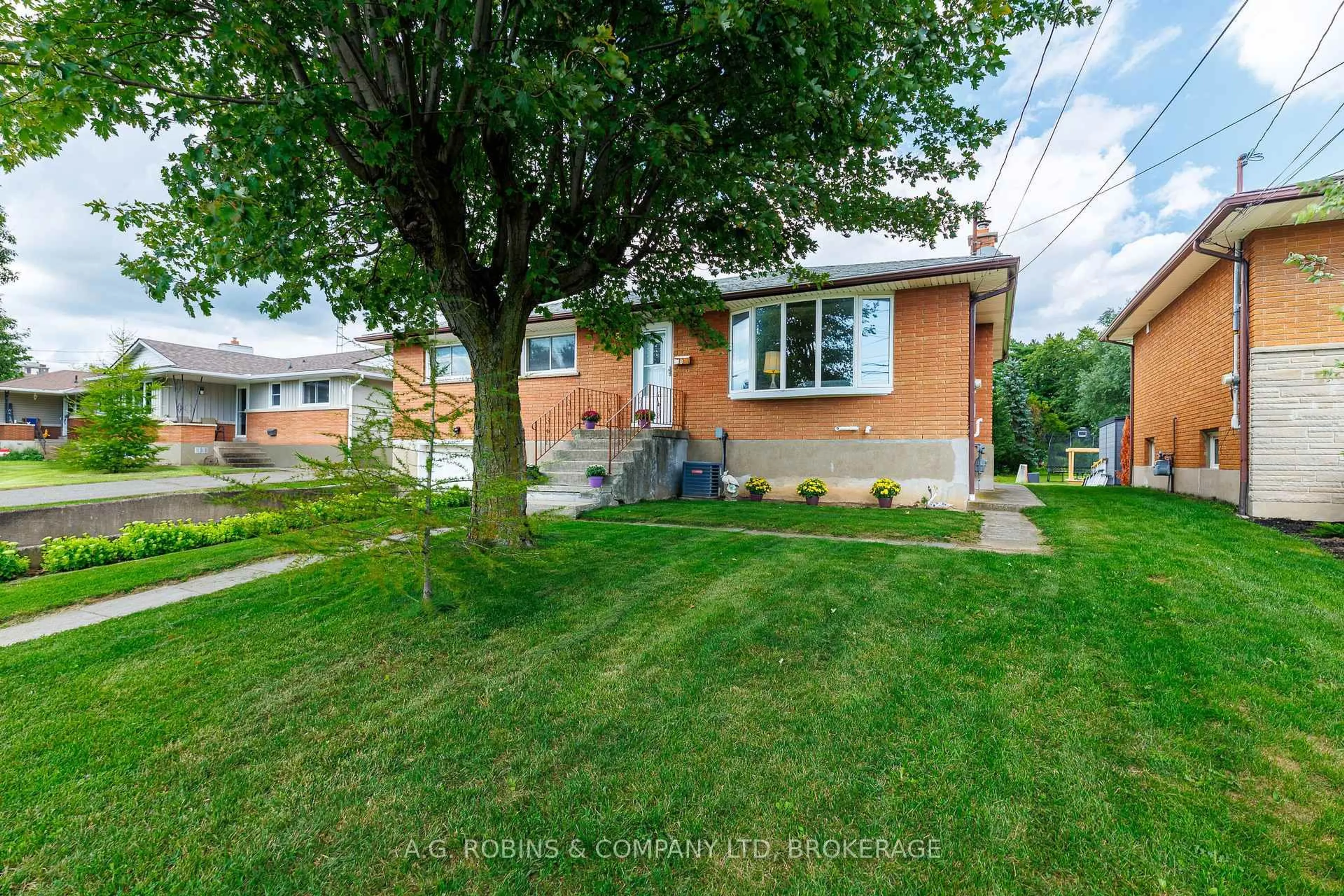 A pic from outside/outdoor area/front of a property/back of a property/a pic from drone, street for 12 Berkley Ave, Port Colborne Ontario L3K 1T2