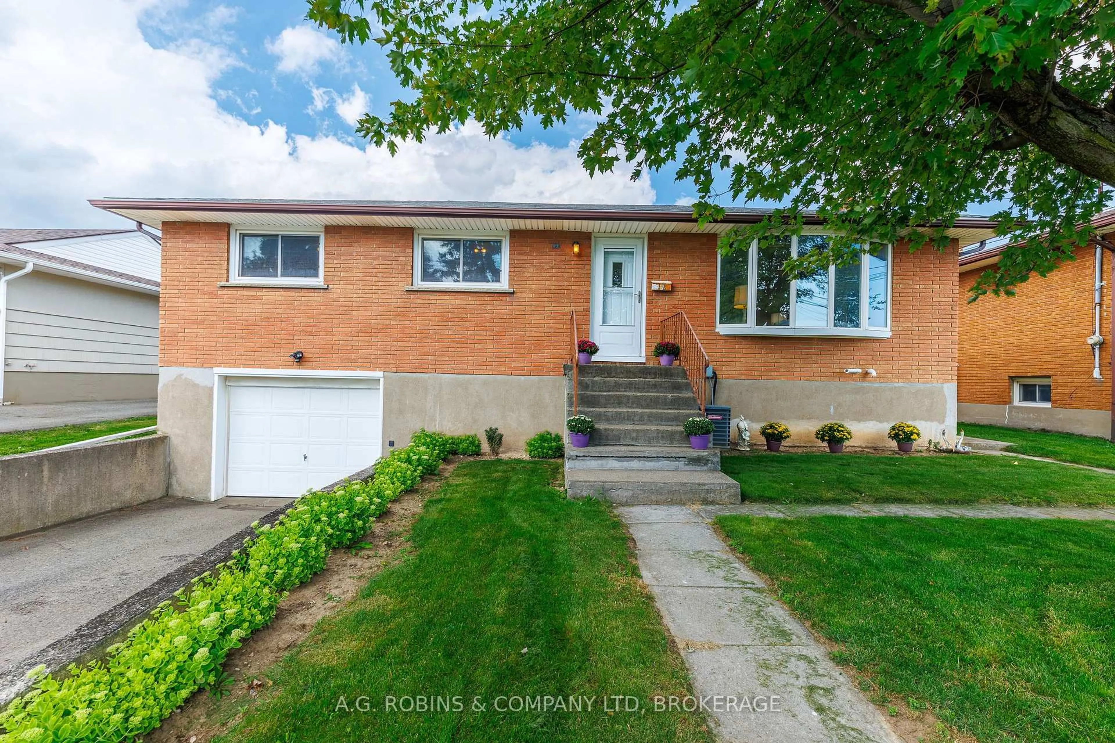 Home with brick exterior material, street for 12 Berkley Ave, Port Colborne Ontario L3K 1T2