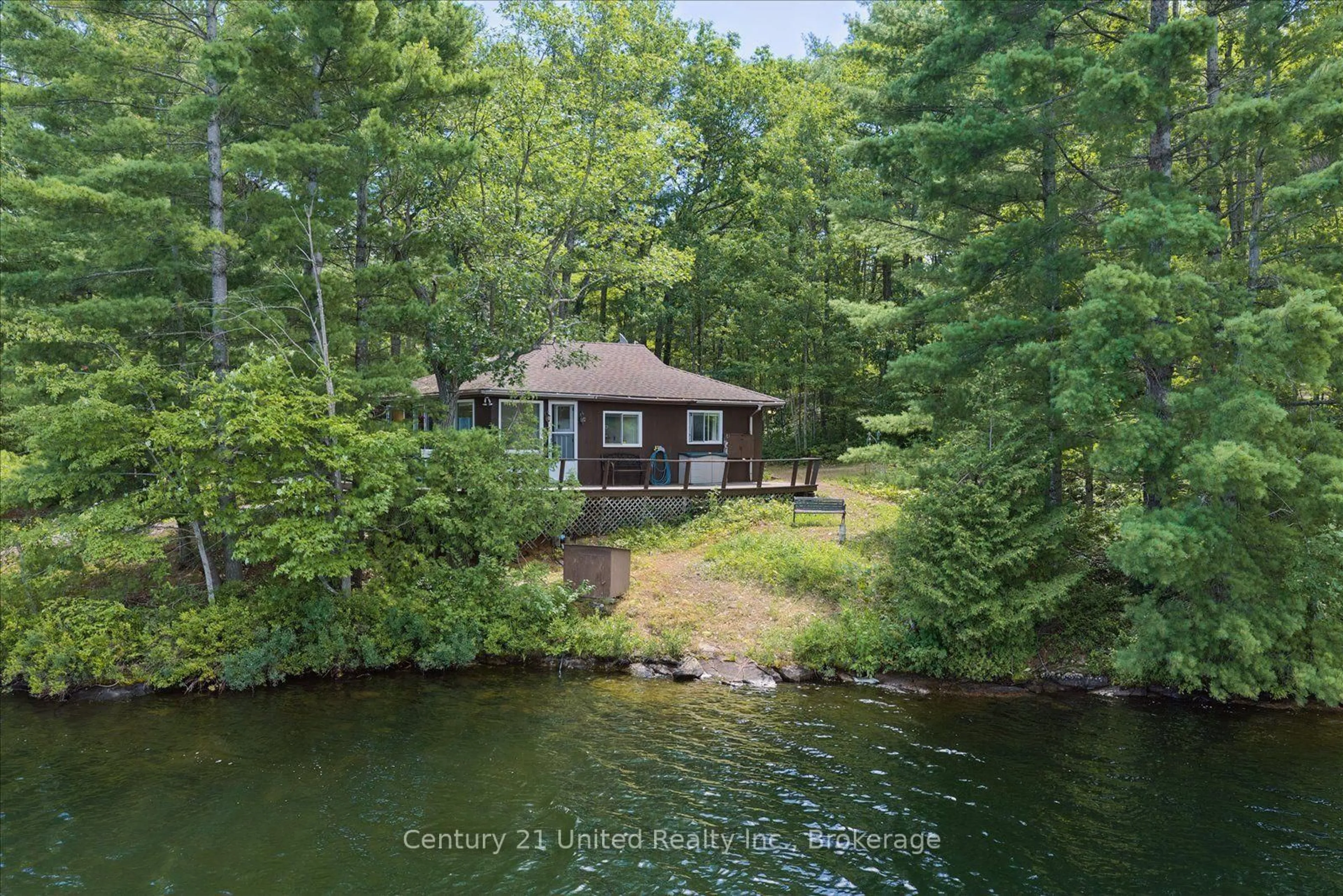 A pic from outside/outdoor area/front of a property/back of a property/a pic from drone, water/lake/river/ocean view for 453 Fire Route 93, Havelock-Belmont-Methuen Ontario K0L 2H0