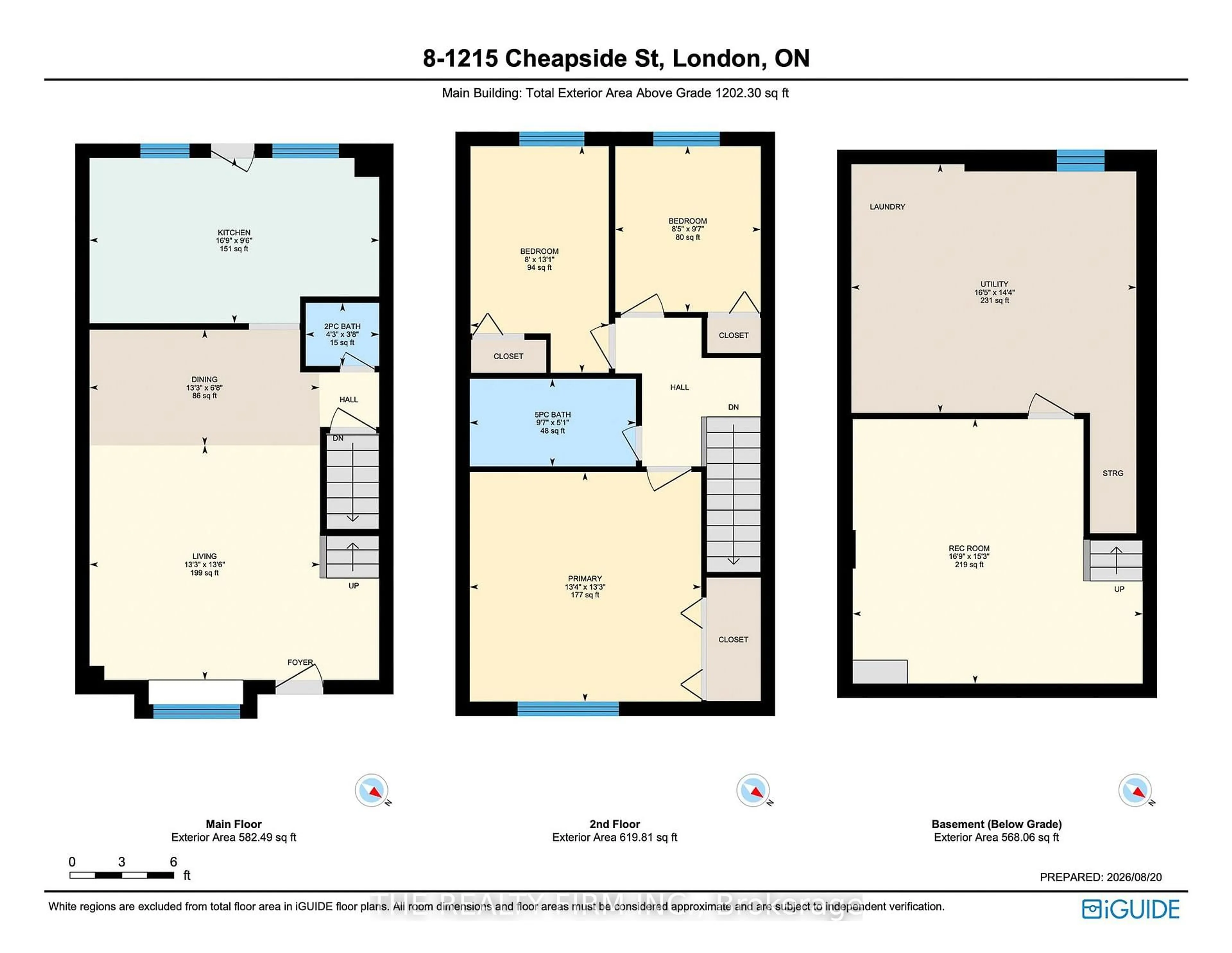 Floor plan for 1215 Cheapside St #8, London East Ontario N5Y 5J9